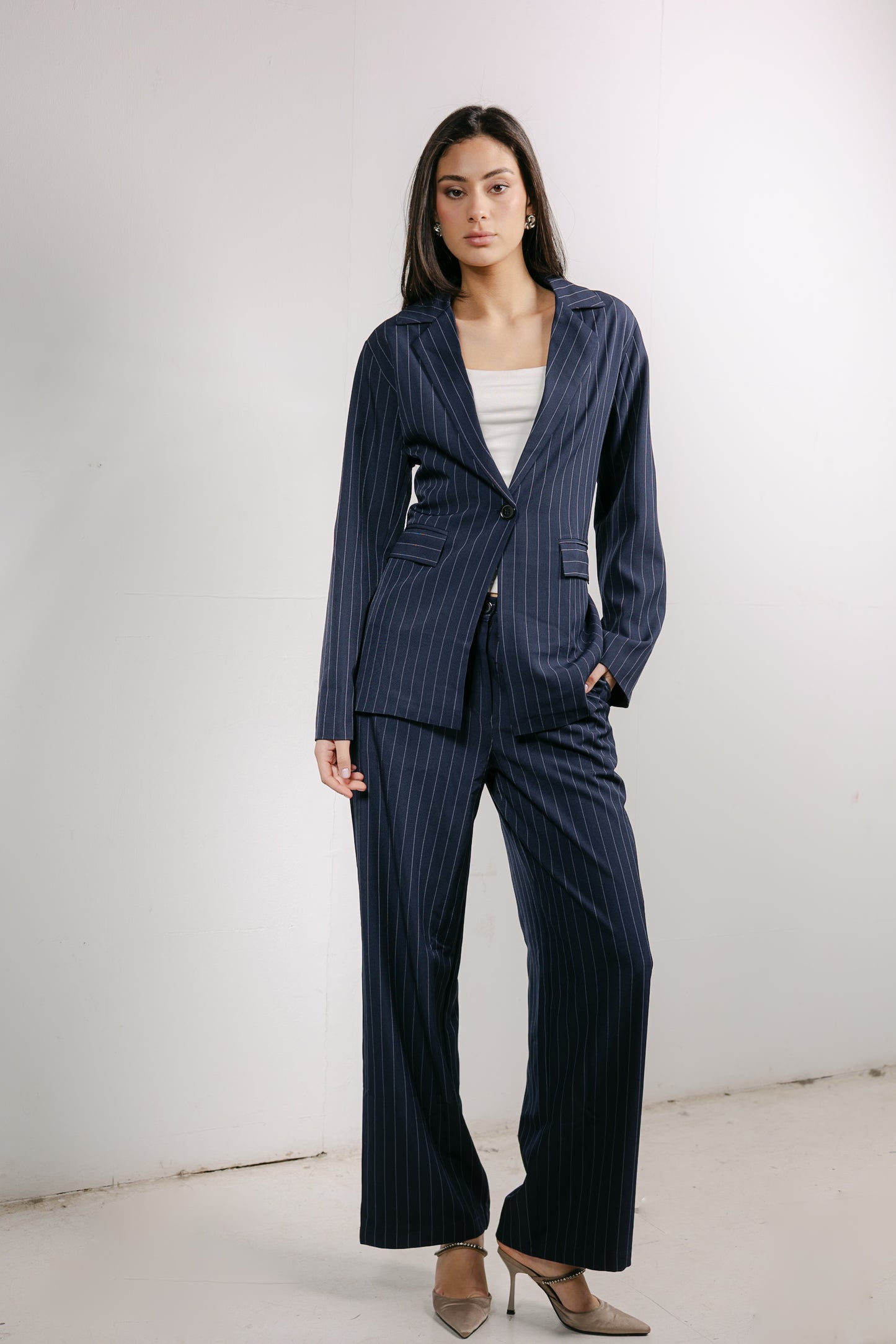 Big Girl Blazer Set in Navy
