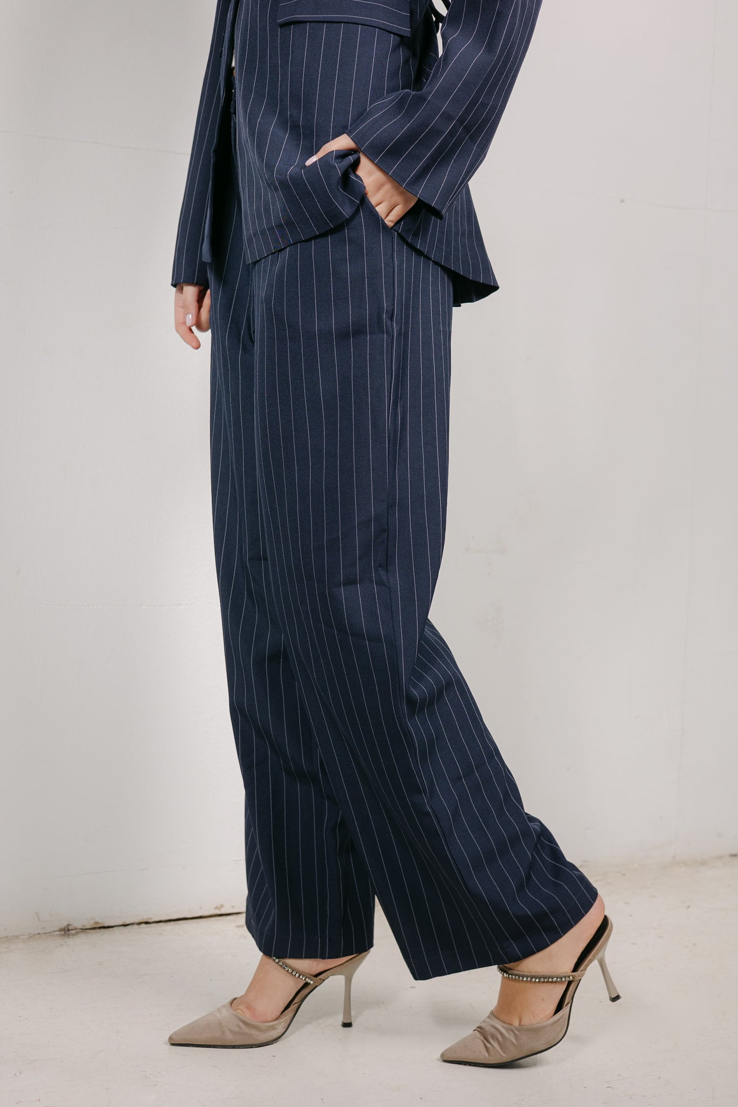 Big Girl Blazer Set in Navy