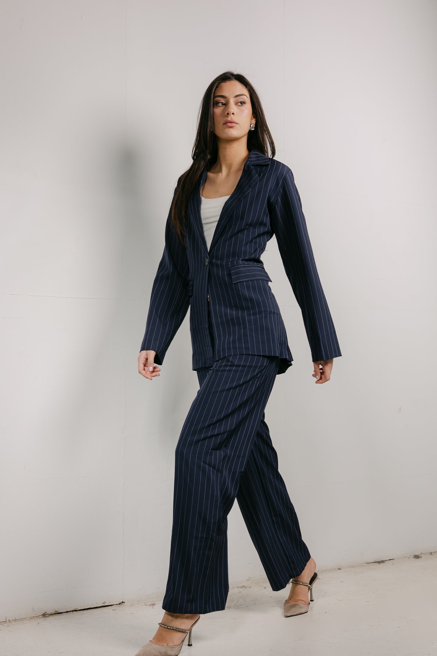 Big Girl Blazer Set in Navy