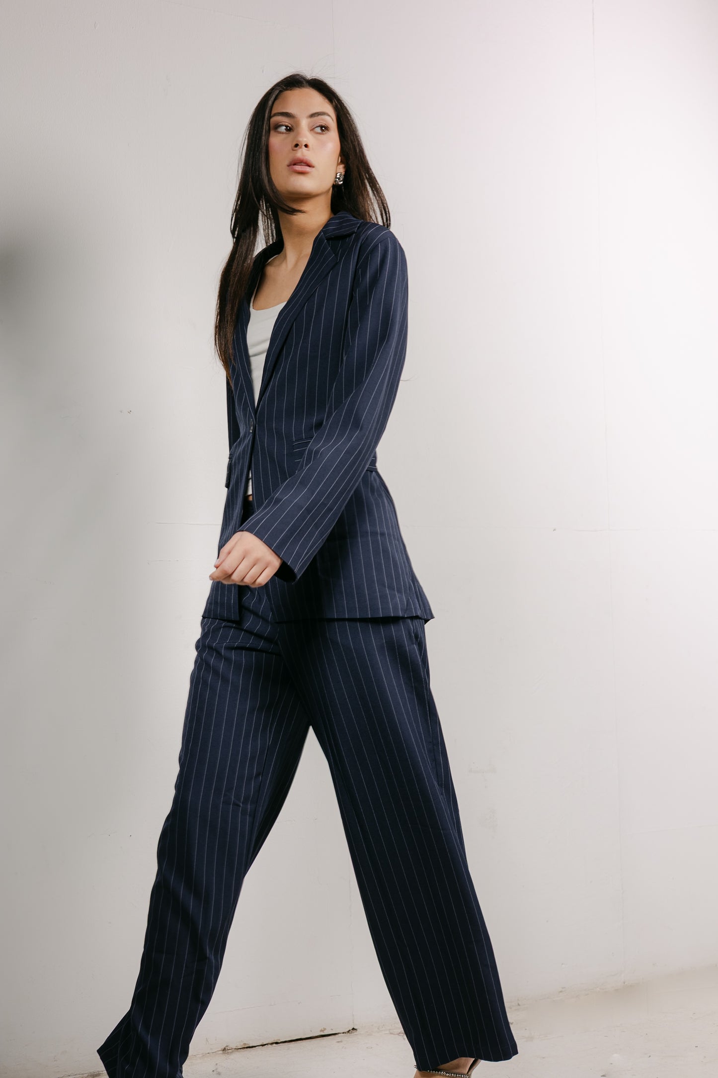 Big Girl Blazer Set in Navy