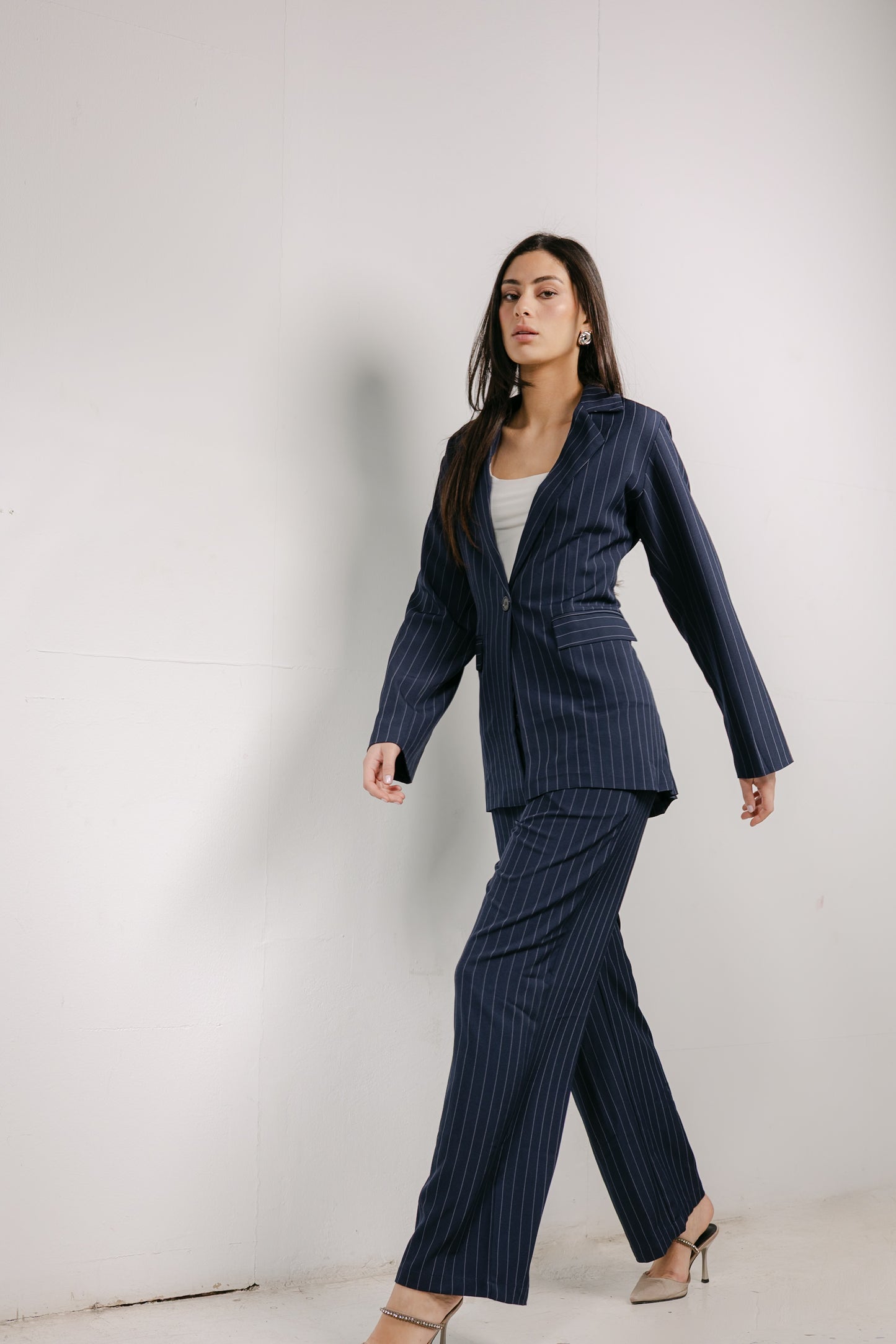 Big Girl Blazer Set in Navy