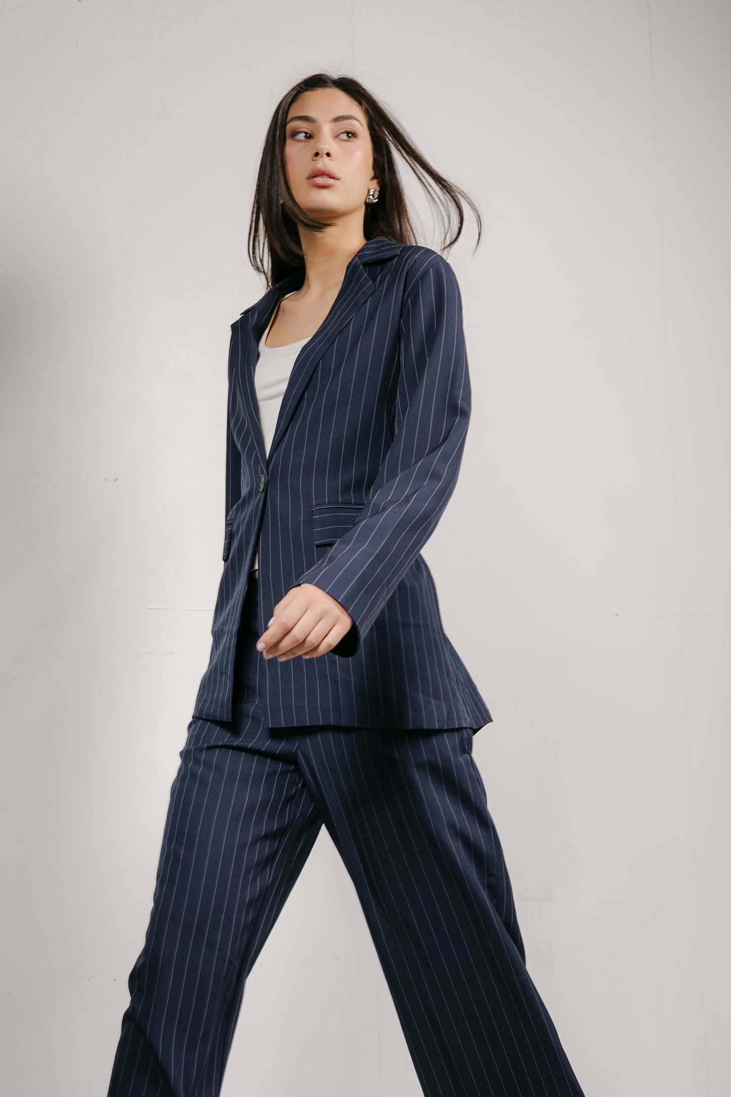 Big Girl Blazer Set in Navy