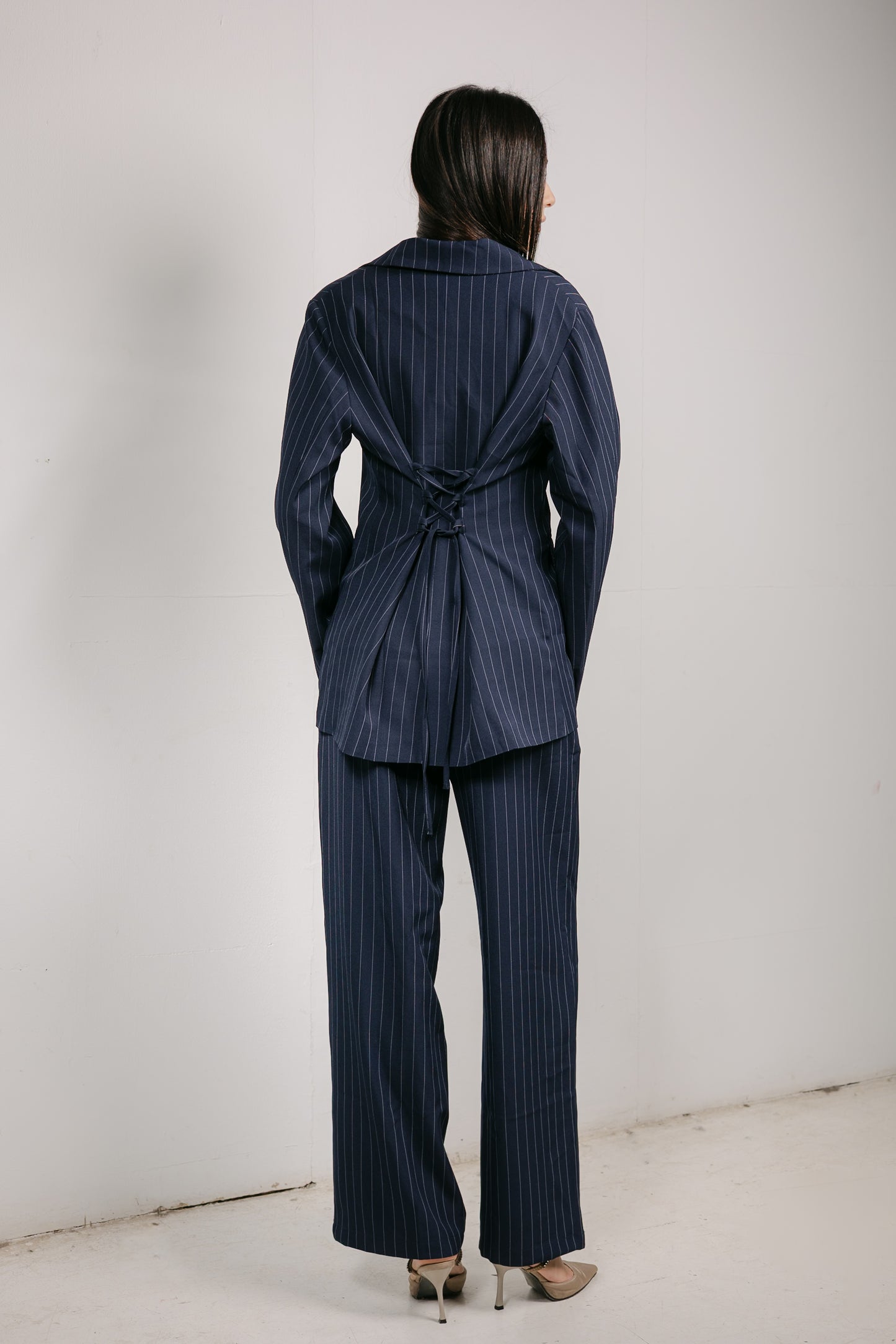 Big Girl Blazer Set in Navy
