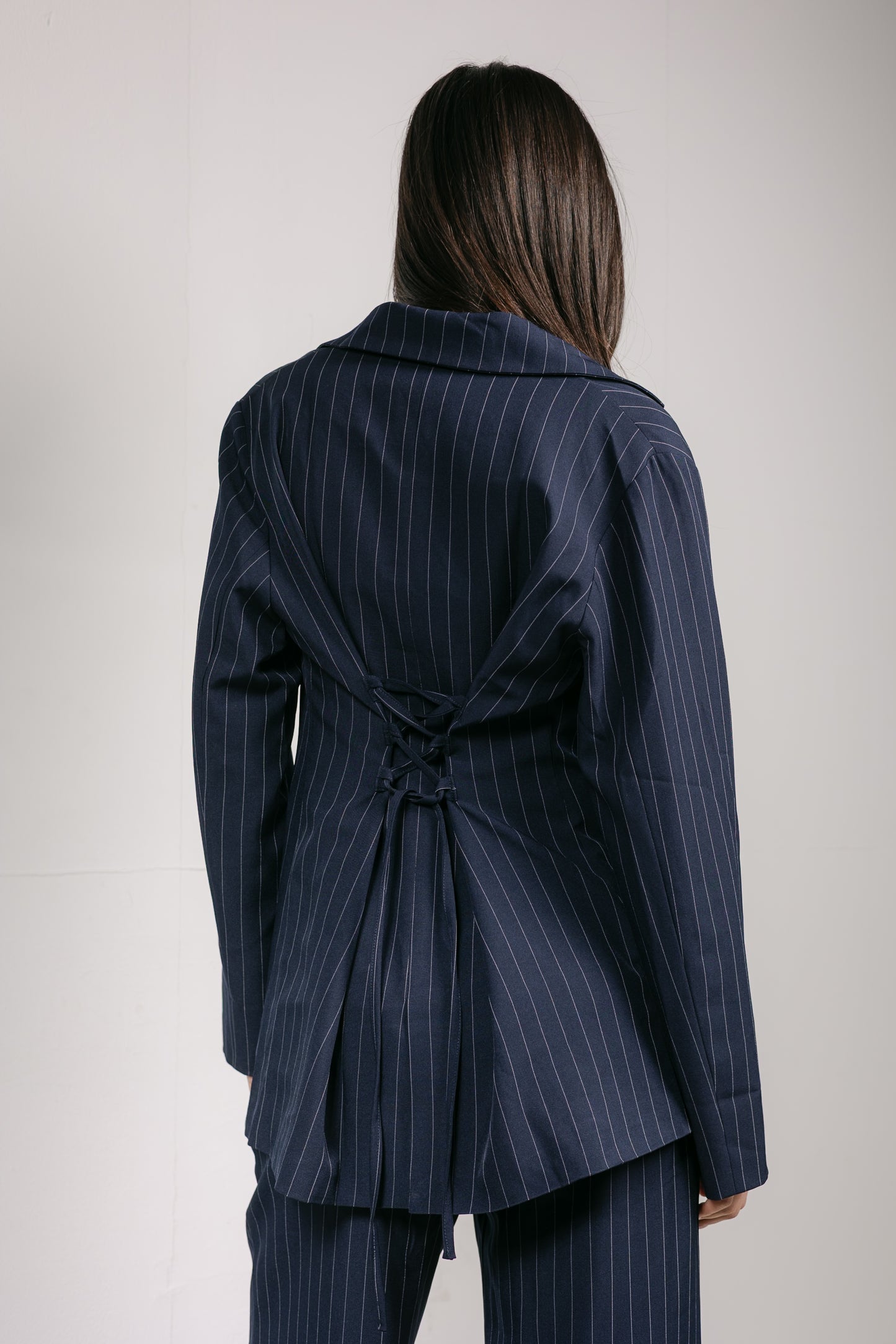 Big Girl Blazer Set in Navy