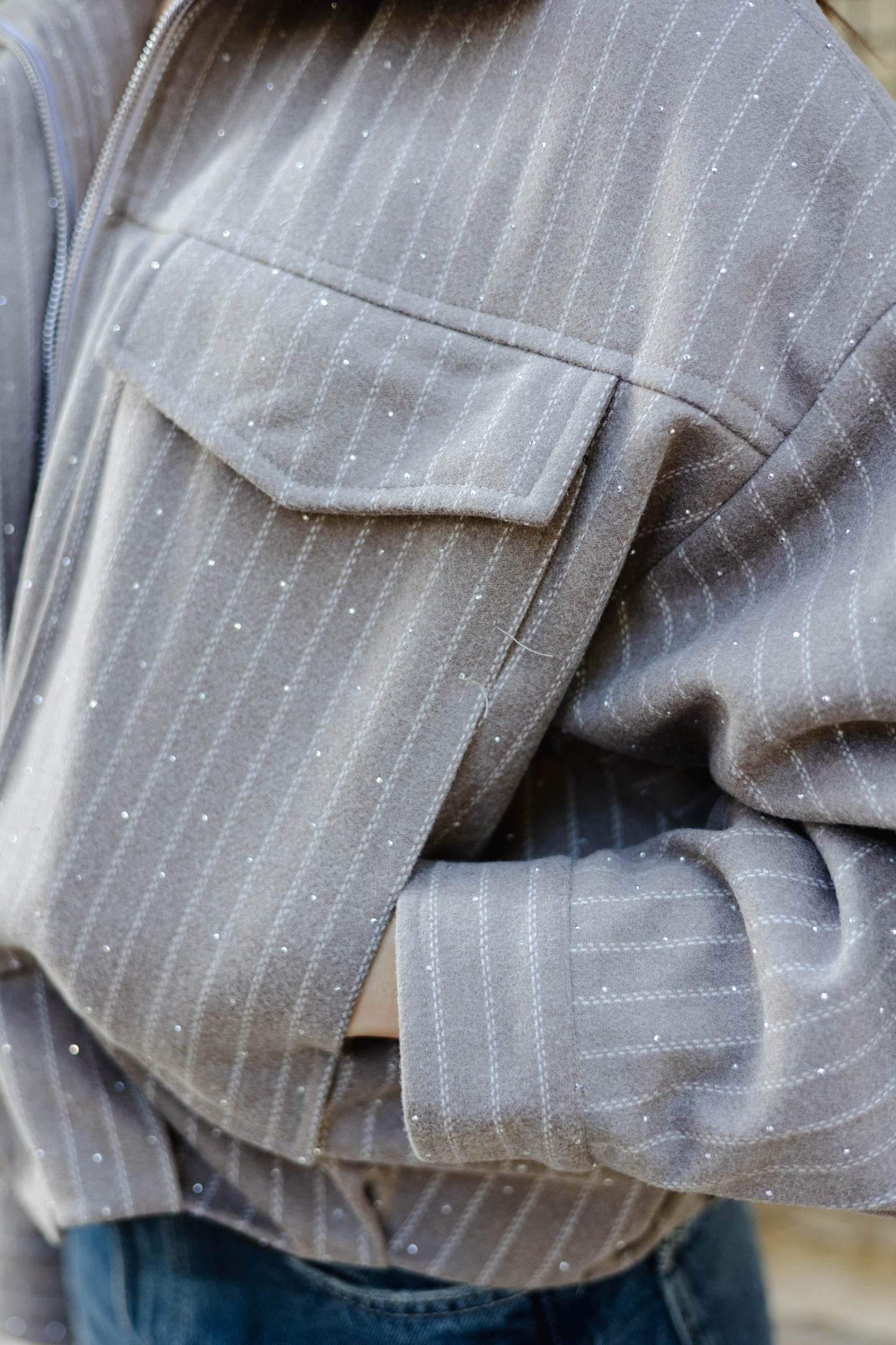 Star Daze Jacket in Cafe