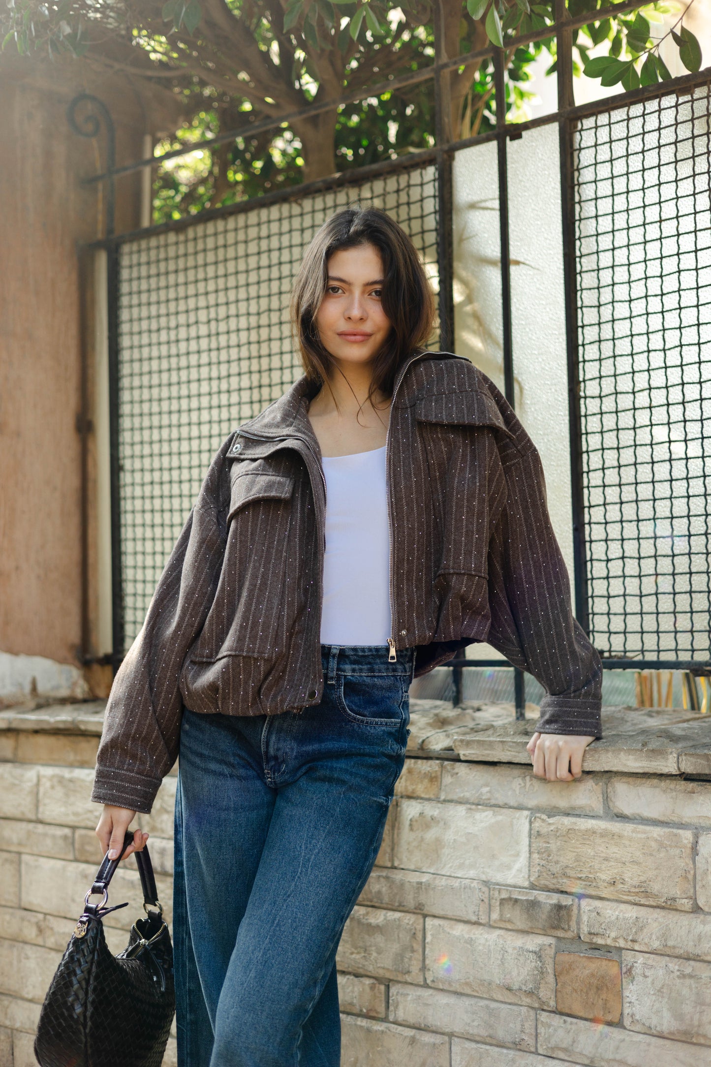 Star Daze Jacket in Brown