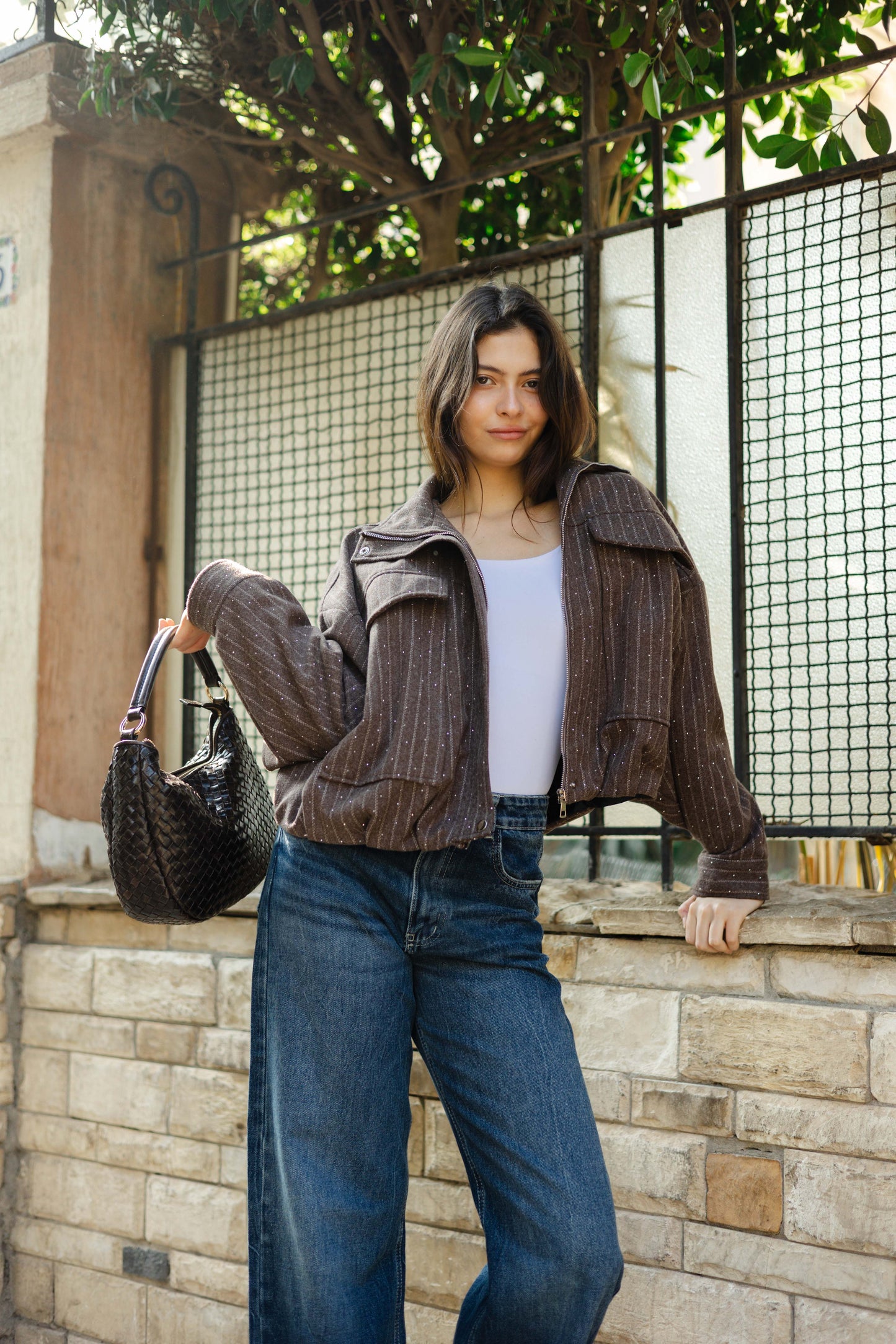 Star Daze Jacket in Brown