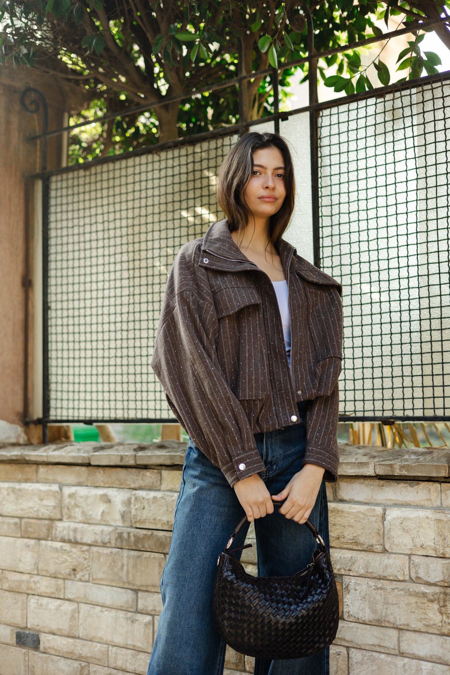 Star Daze Jacket in Brown