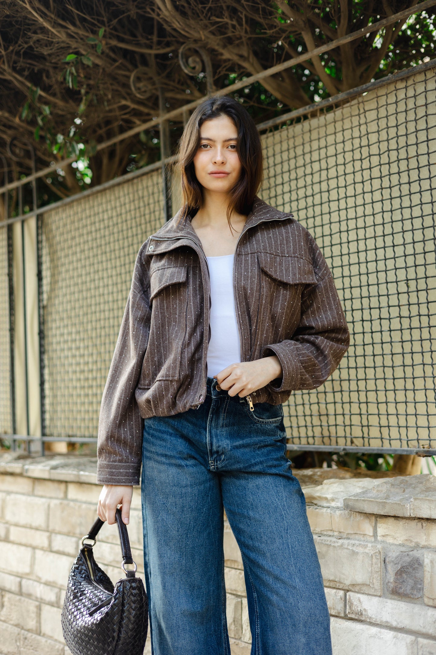 Star Daze Jacket in Brown