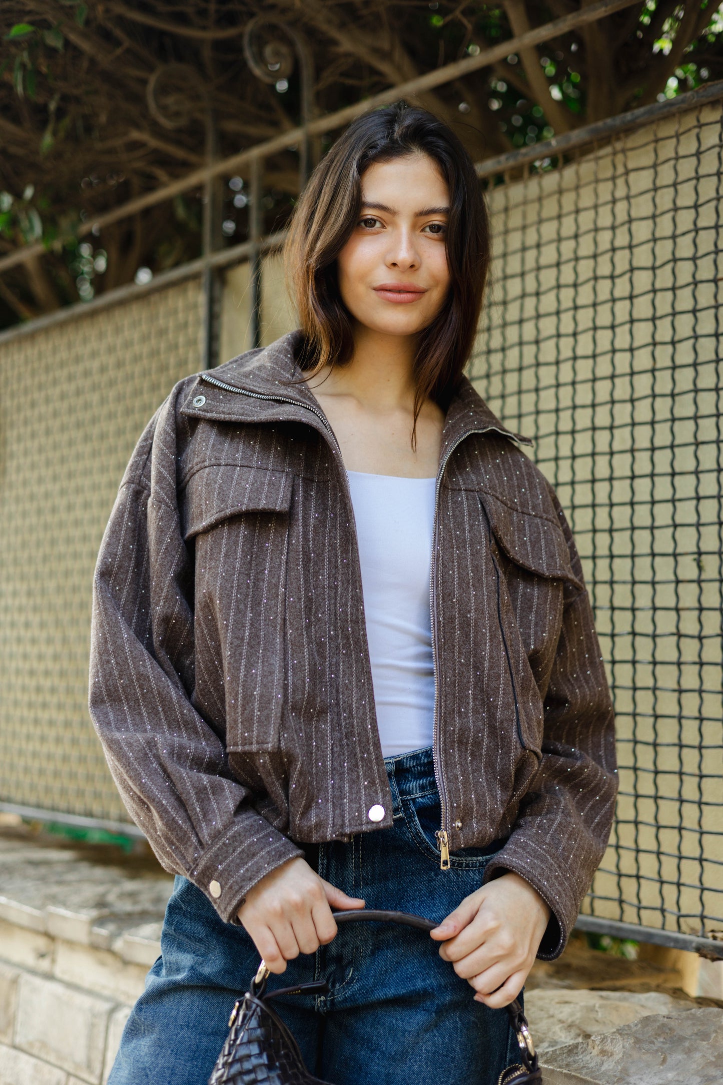 Star Daze Jacket in Brown