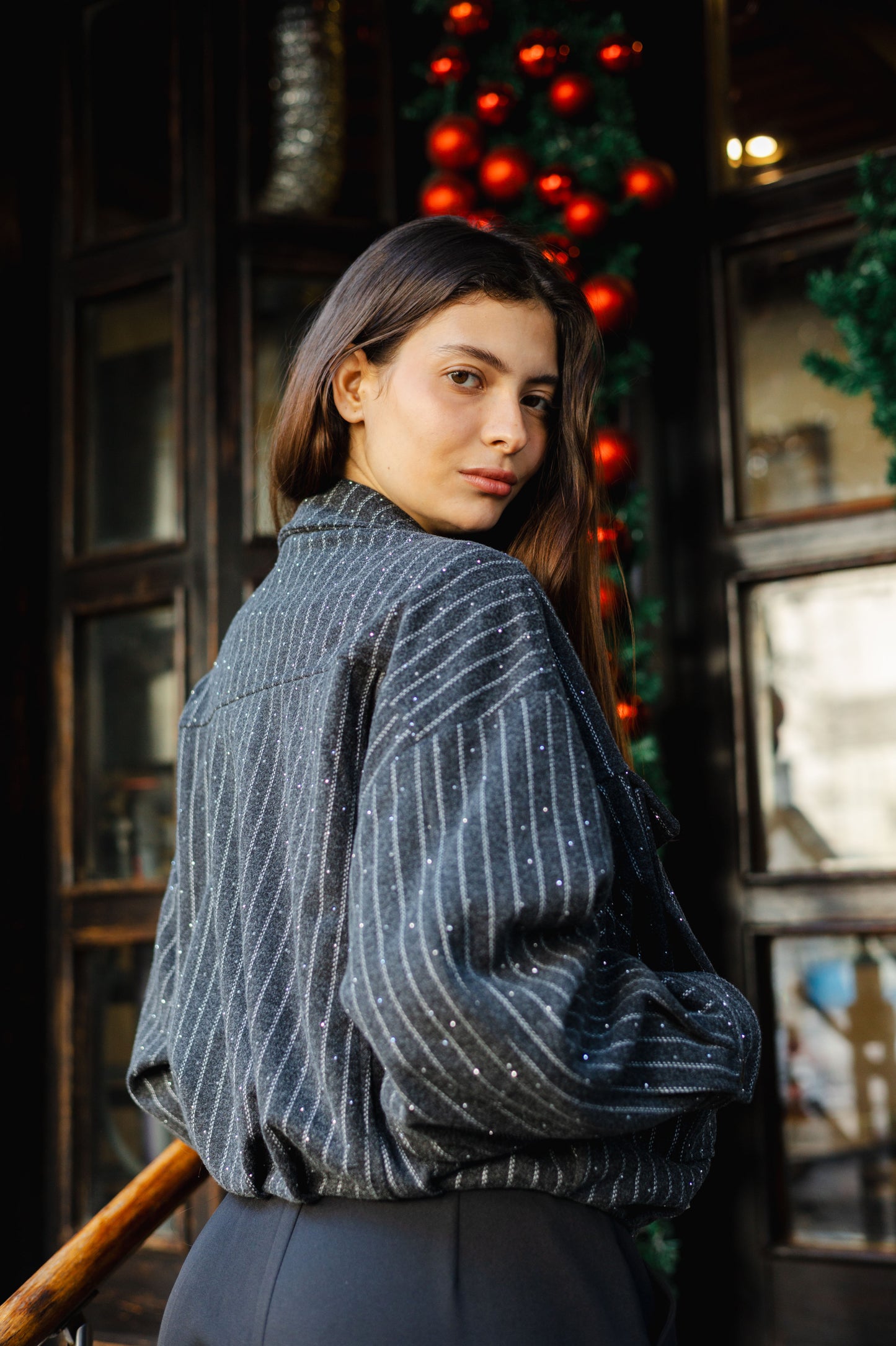 Star Daze Jacket in Dark Grey