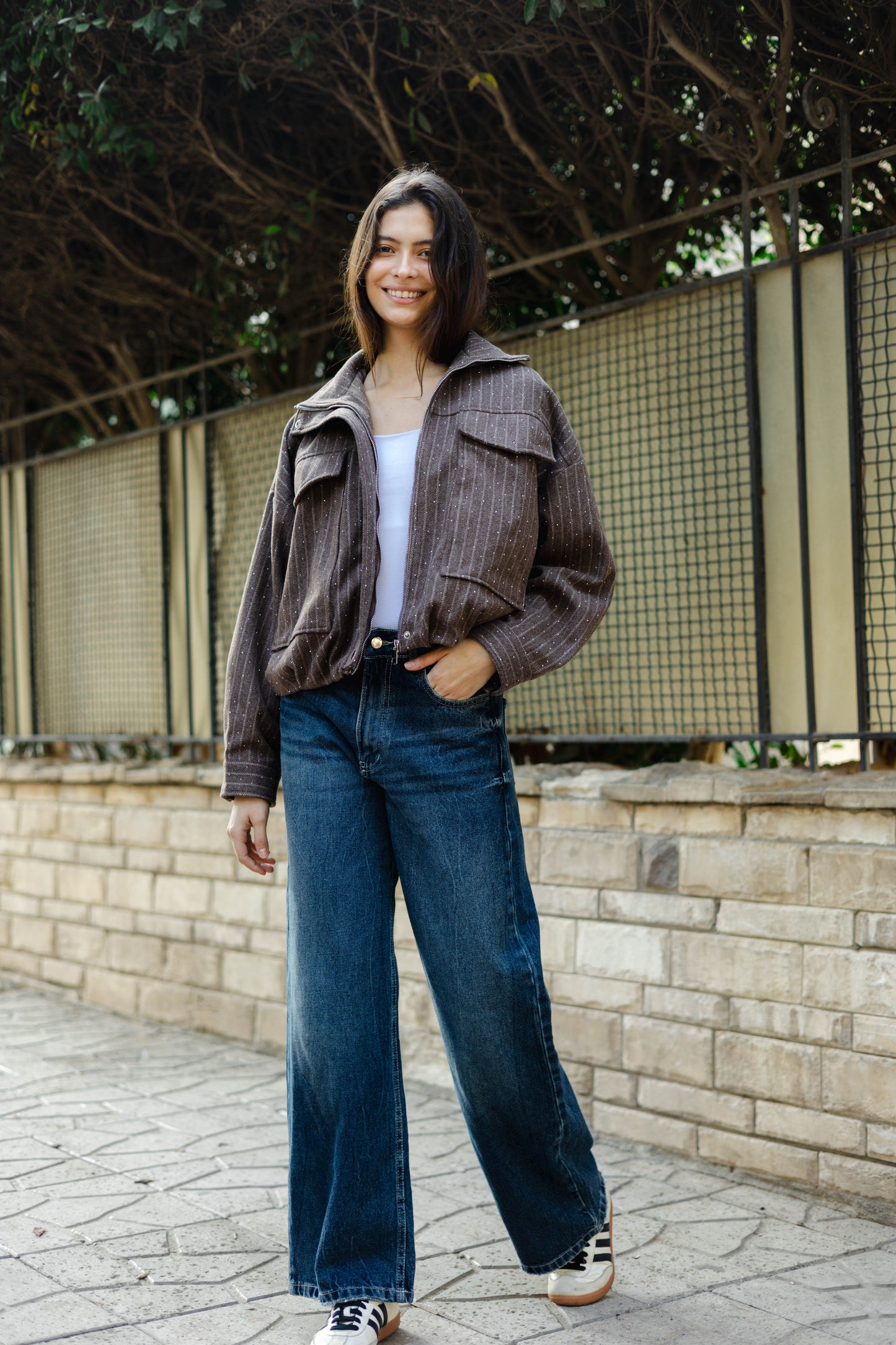 Star Daze Jacket in Brown