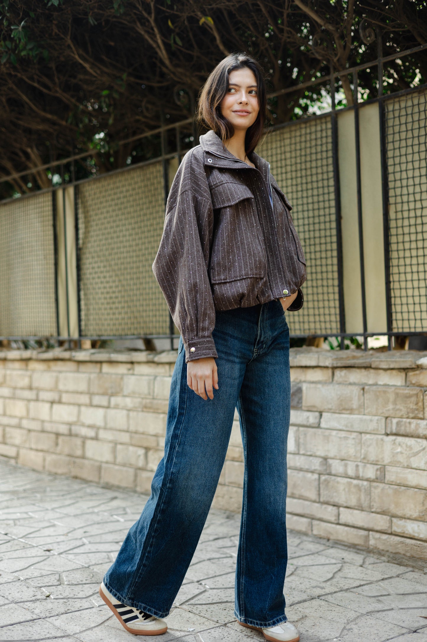 Star Daze Jacket in Brown