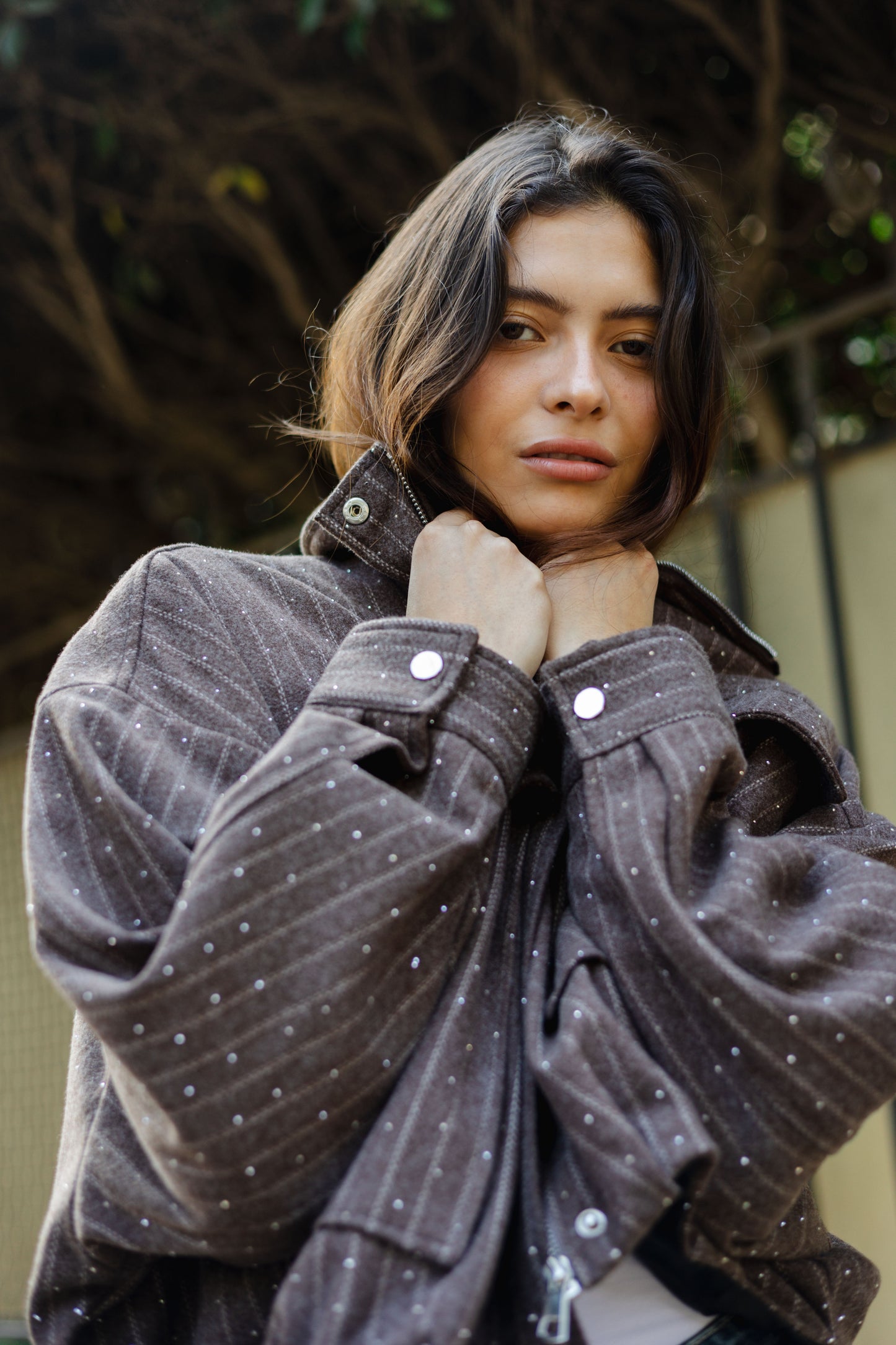 Star Daze Jacket in Brown