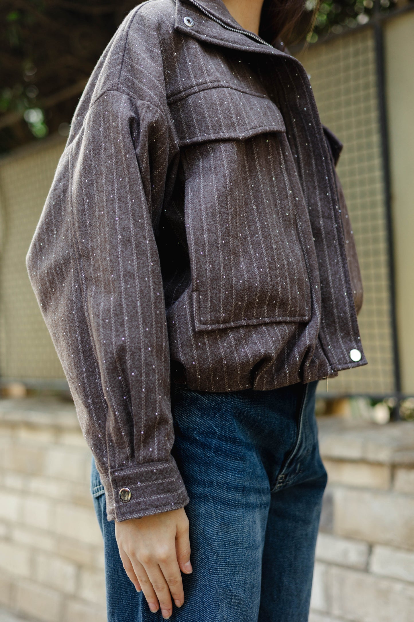 Star Daze Jacket in Brown