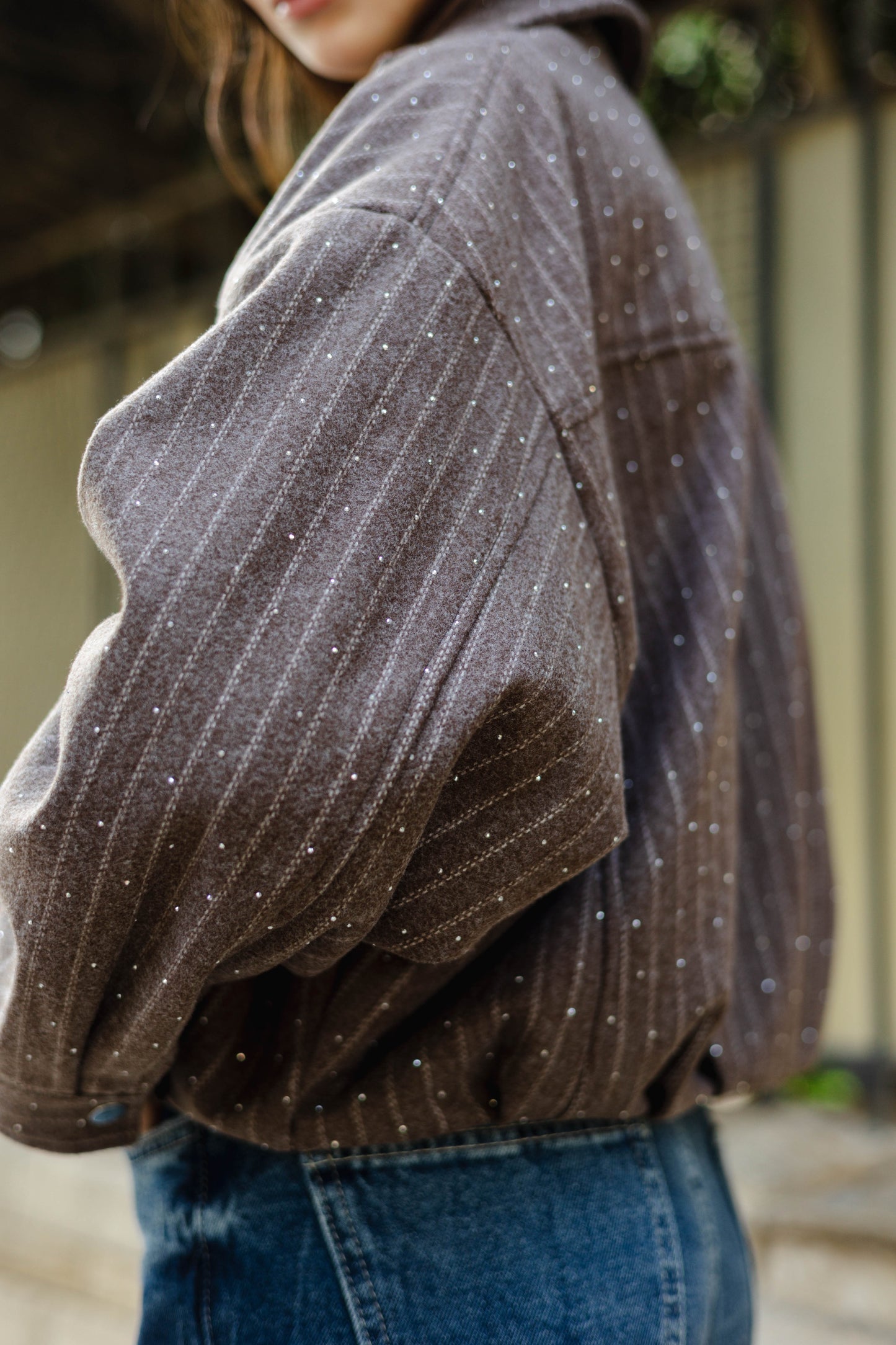 Star Daze Jacket in Brown