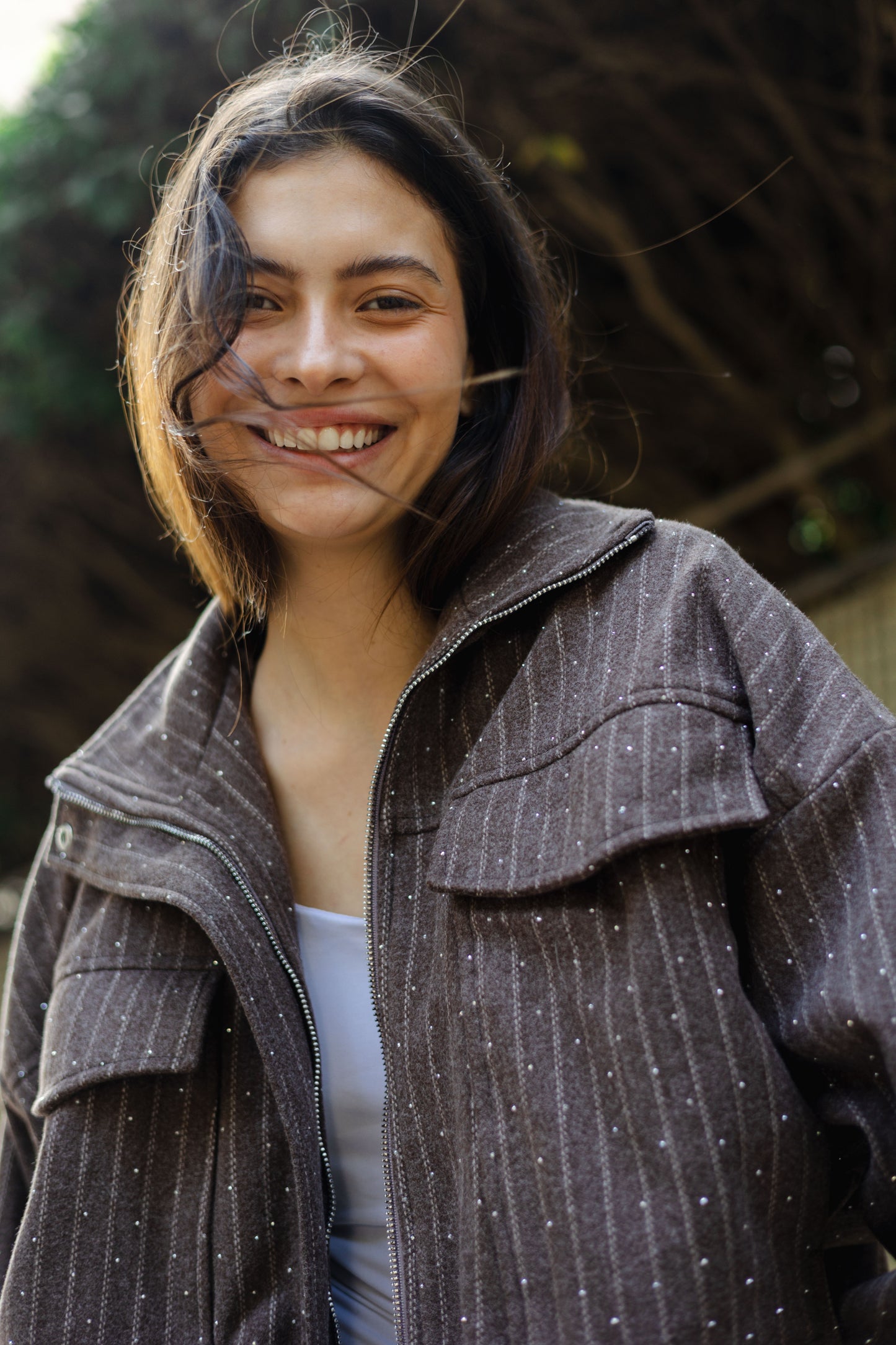 Star Daze Jacket in Brown