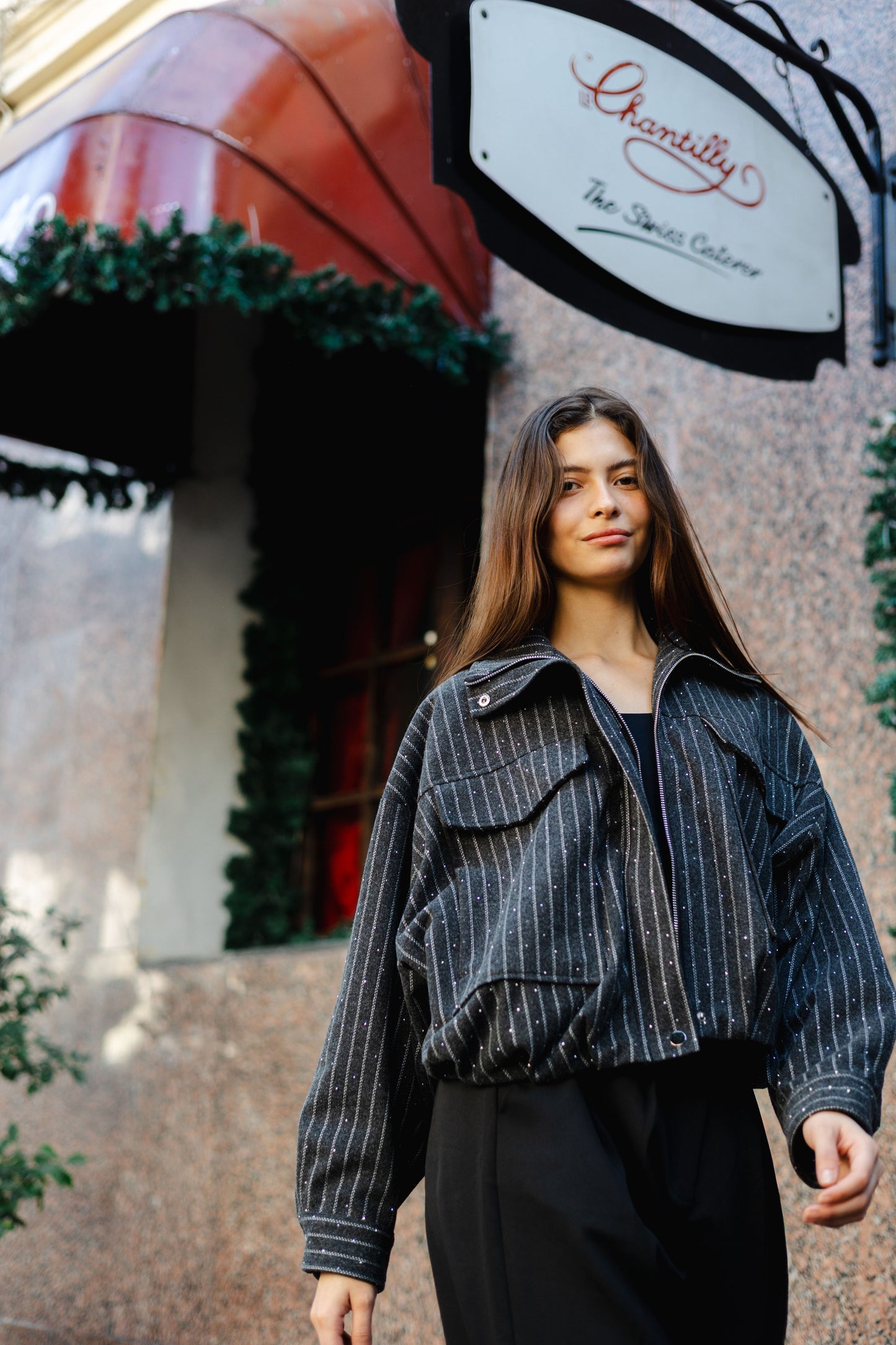 Star Daze Jacket in Dark Grey