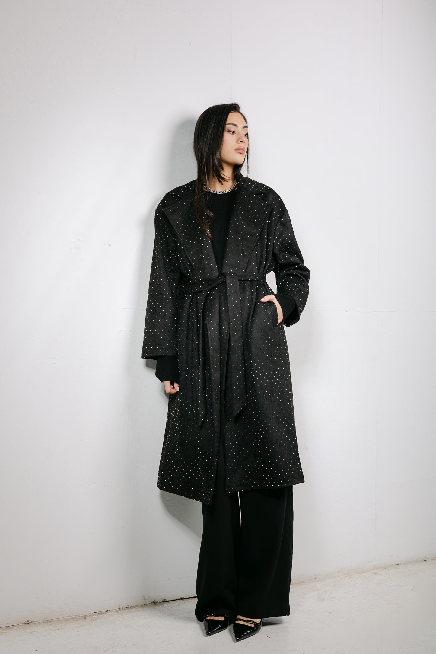 Parisian Trench Coat in Black