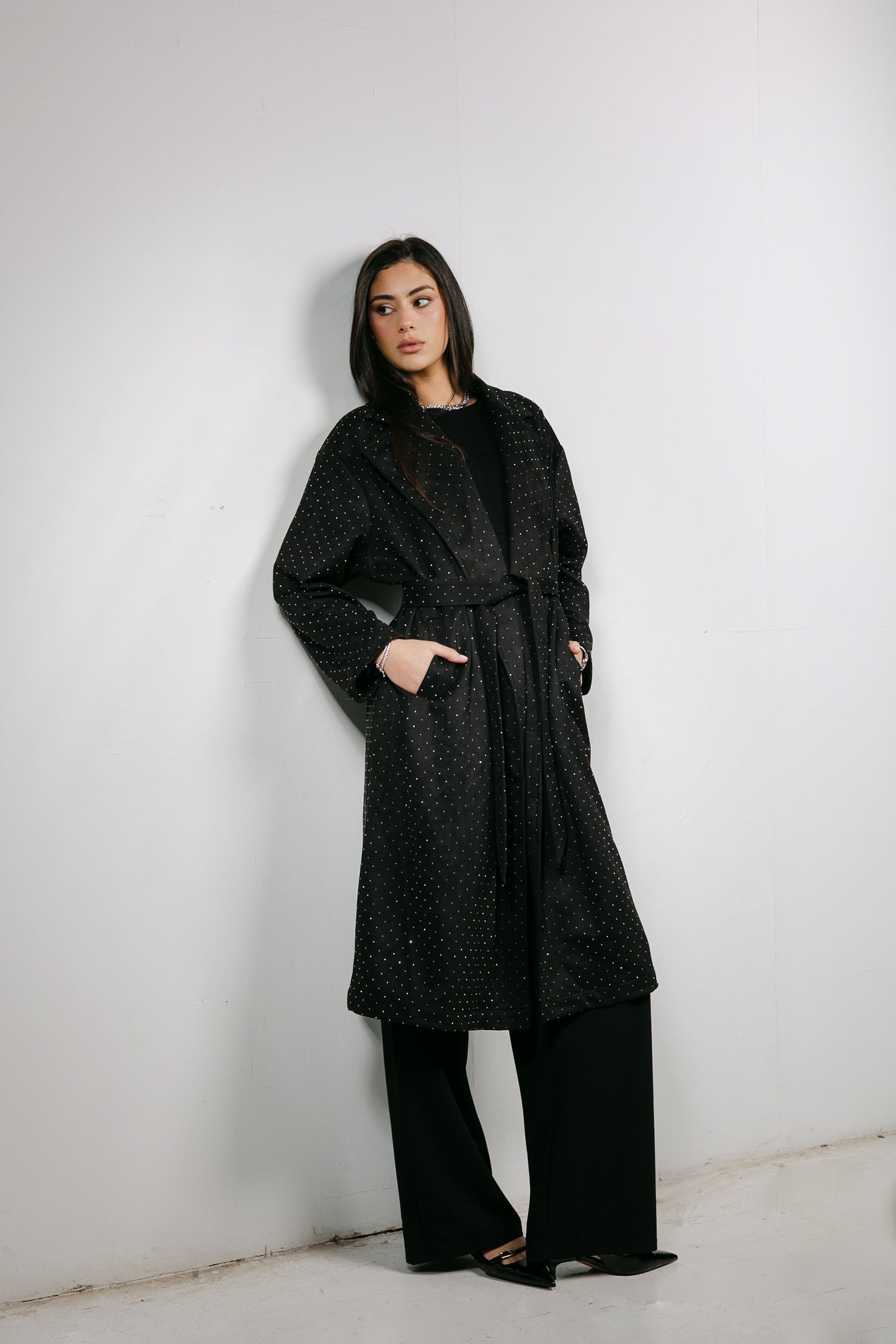 Parisian Trench Coat in Black