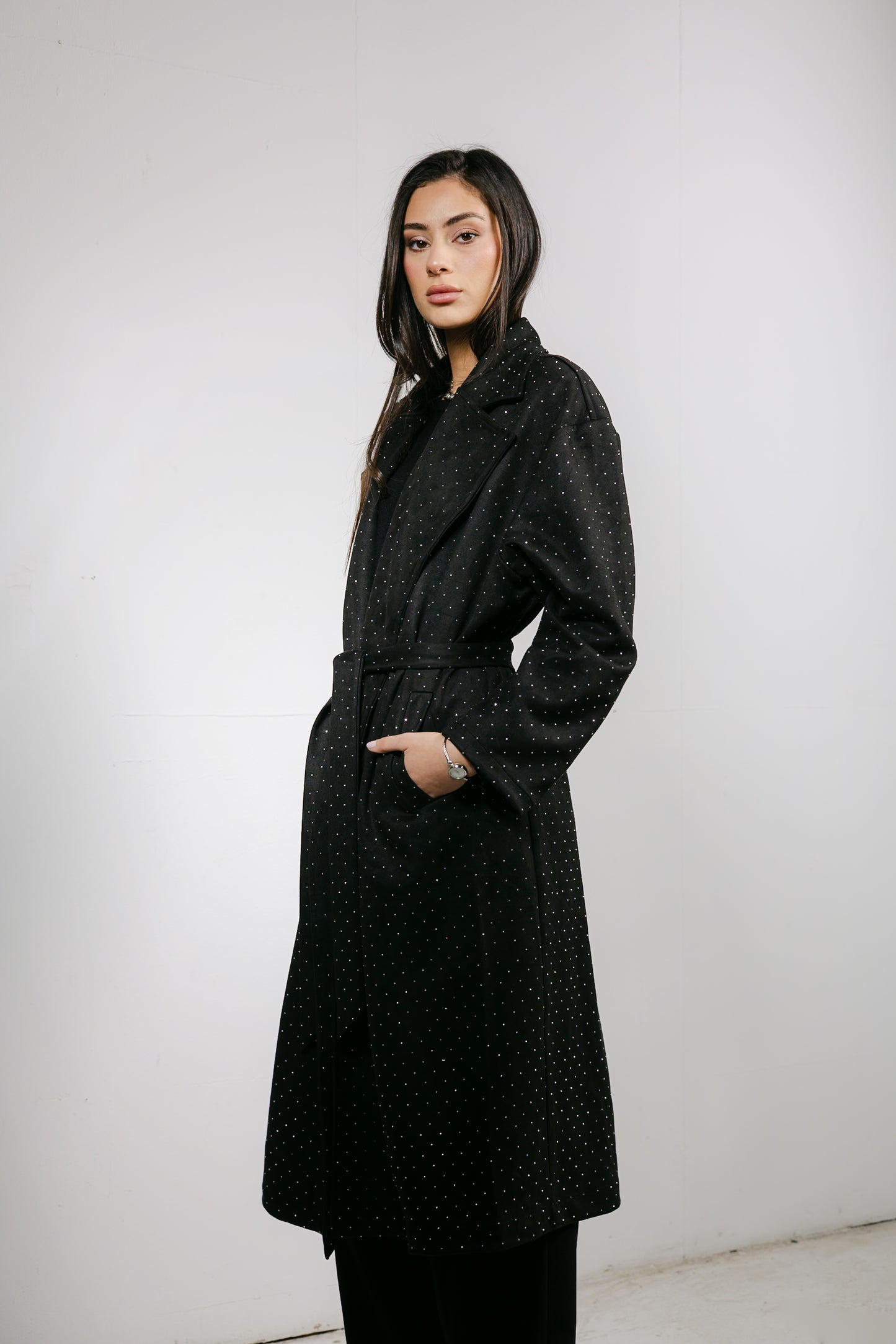 Parisian Trench Coat in Black
