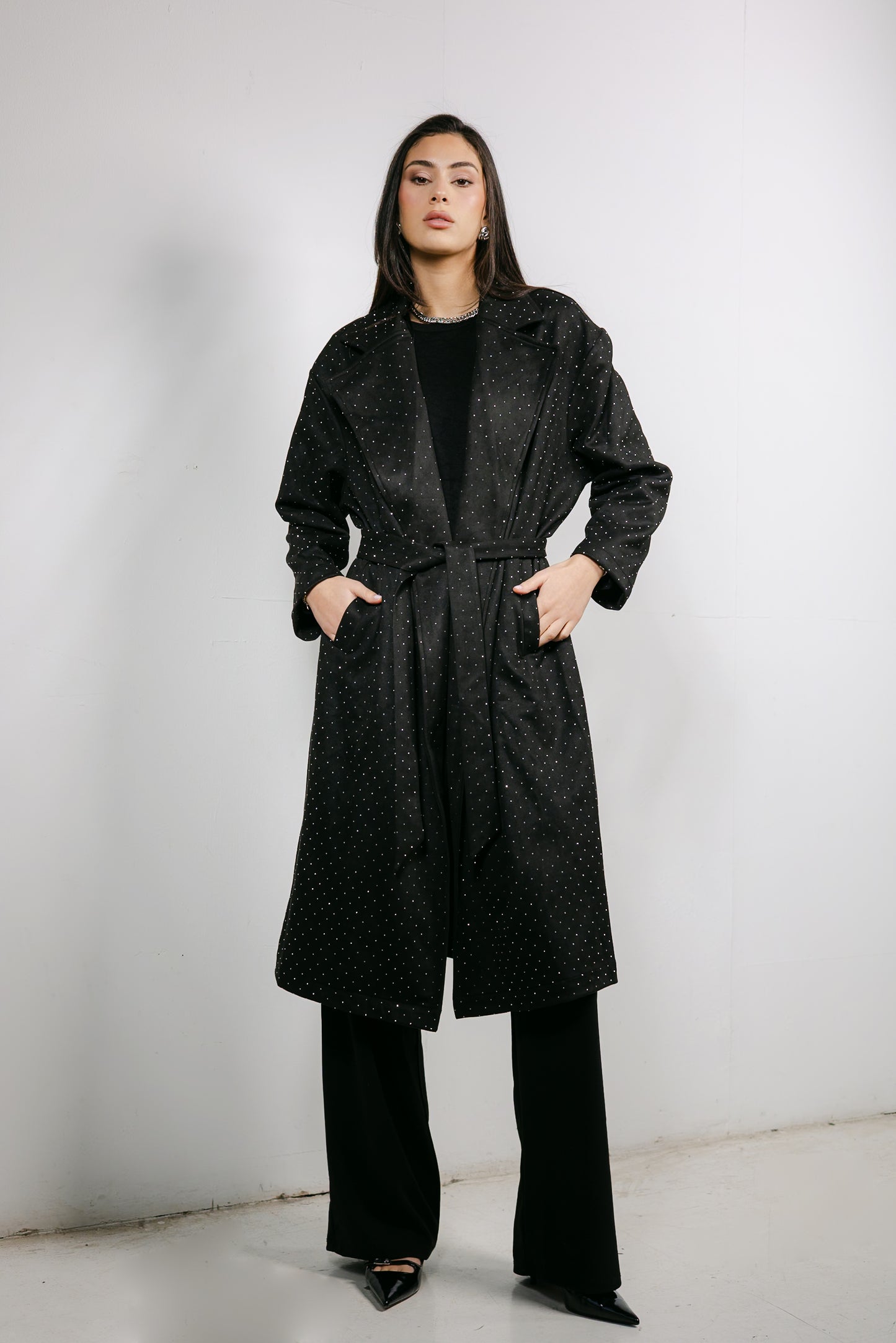 Parisian Trench Coat in Black