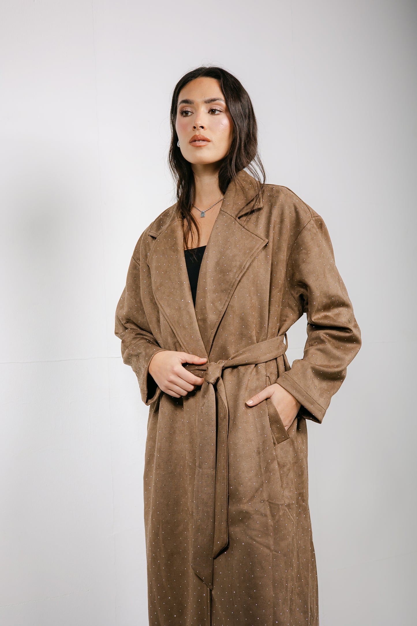 Parisian Trench Coat in Brown