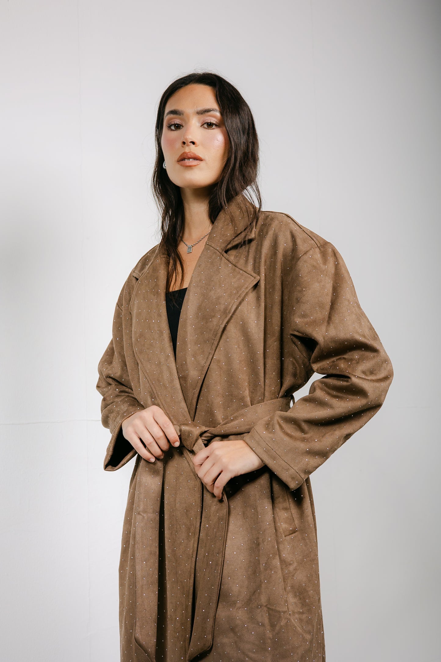 Parisian Trench Coat in Brown