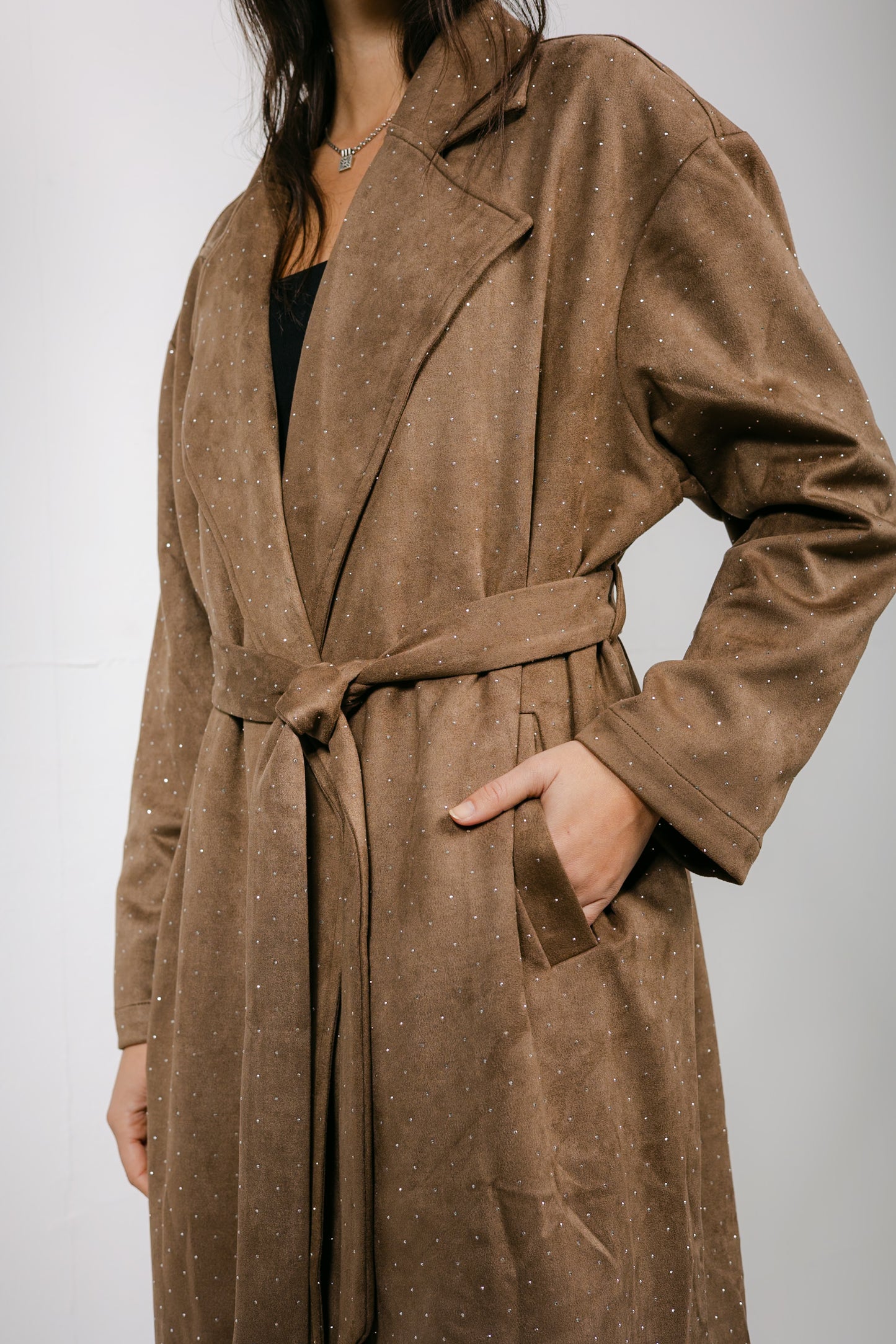 Parisian Trench Coat in Brown