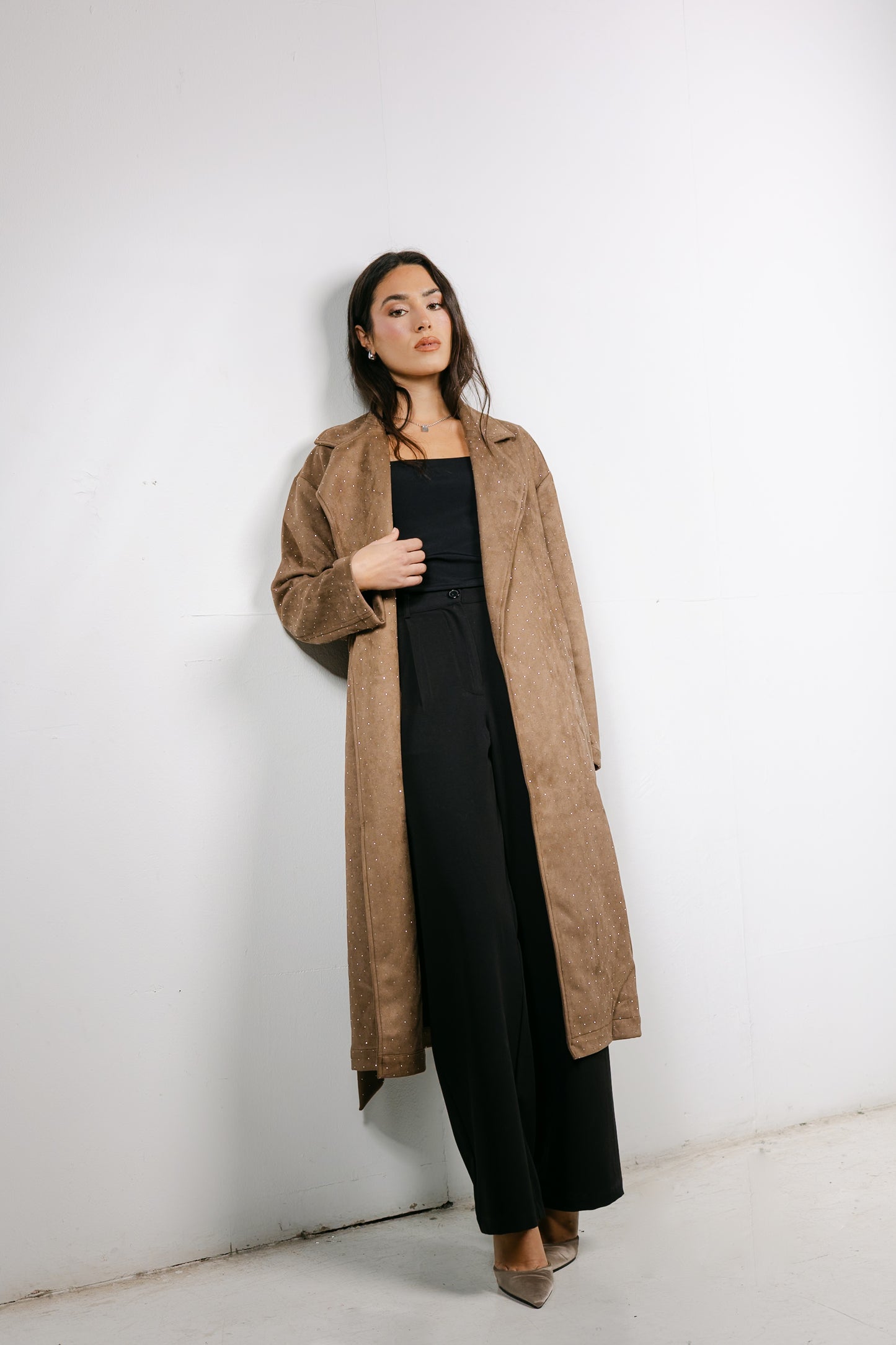 Parisian Trench Coat in Brown