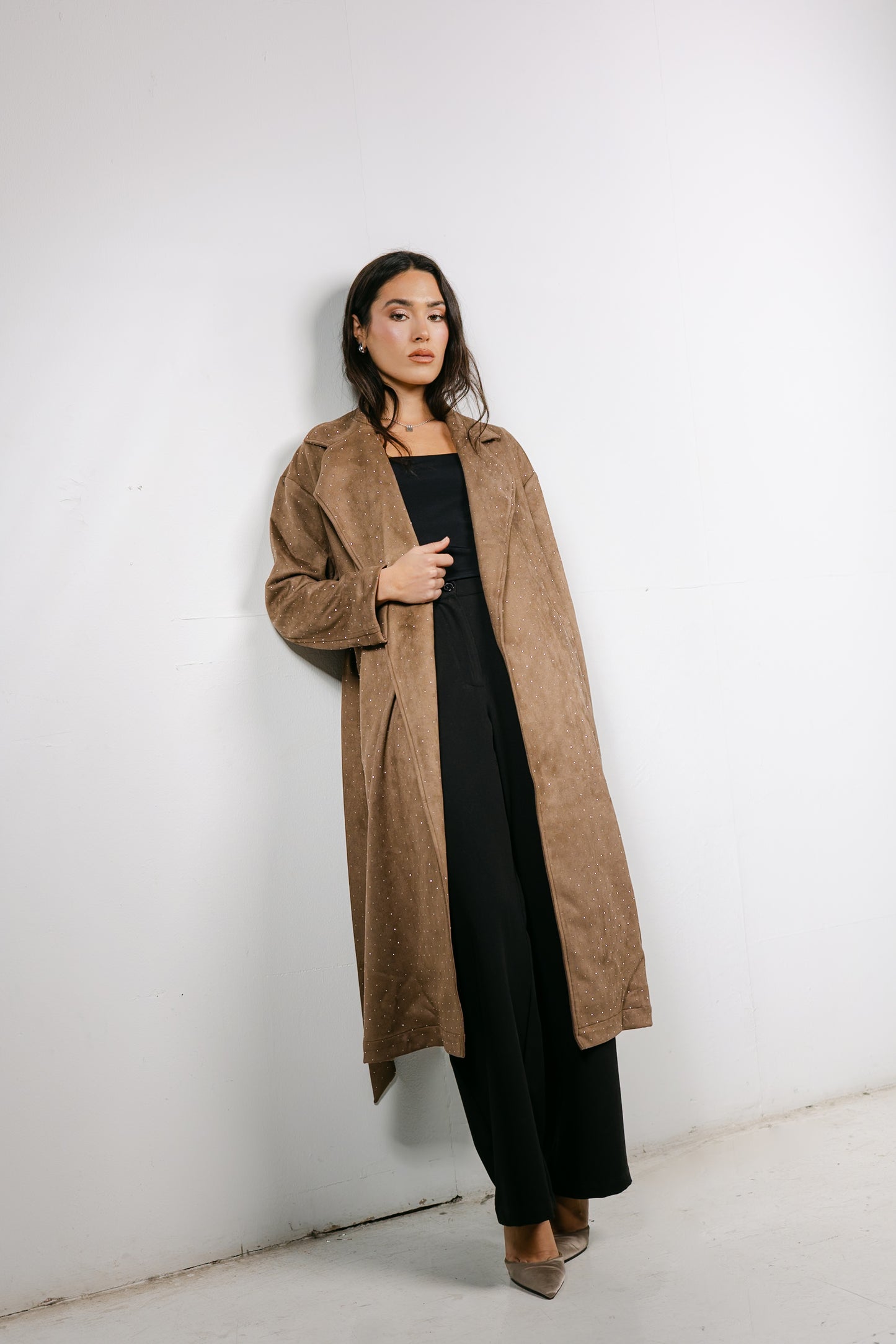 Parisian Trench Coat in Brown