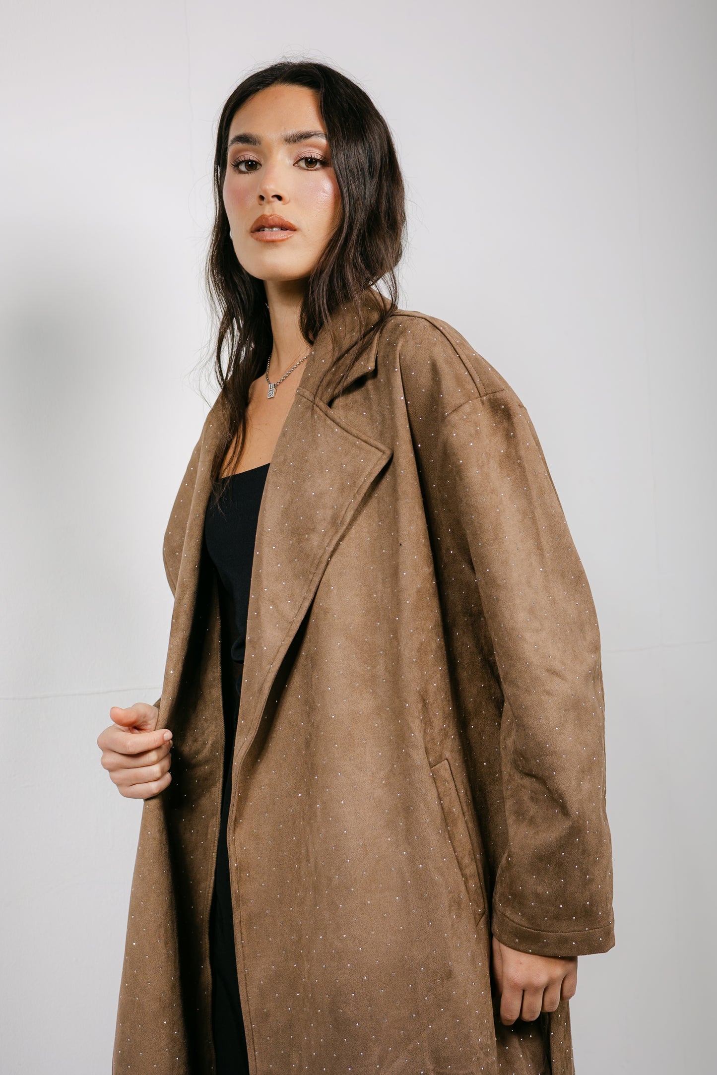 Parisian Trench Coat in Brown