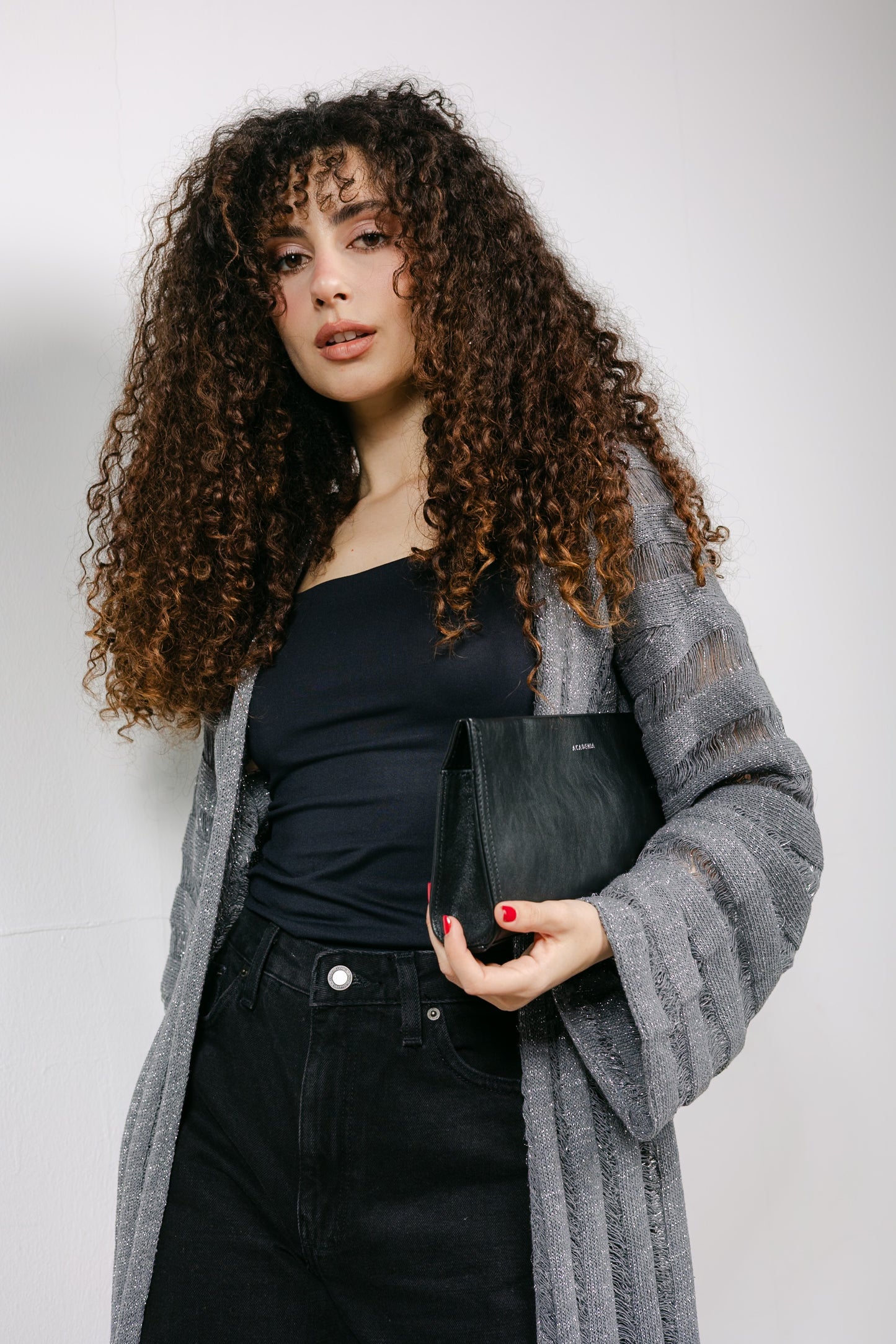 Sweet Attraction Cardigan in Shimmer grey