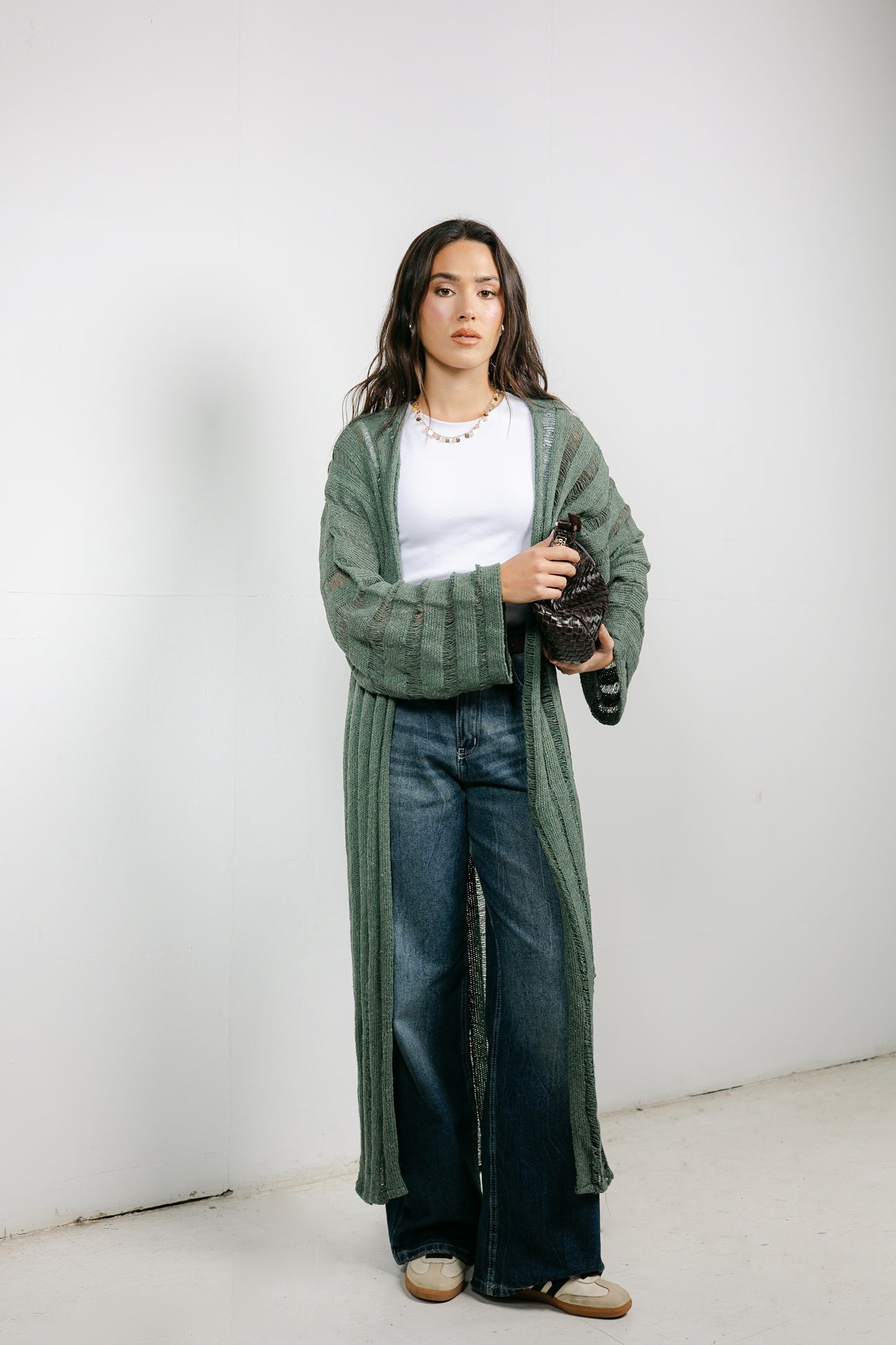 Sweet Attraction Cardigan in Olive