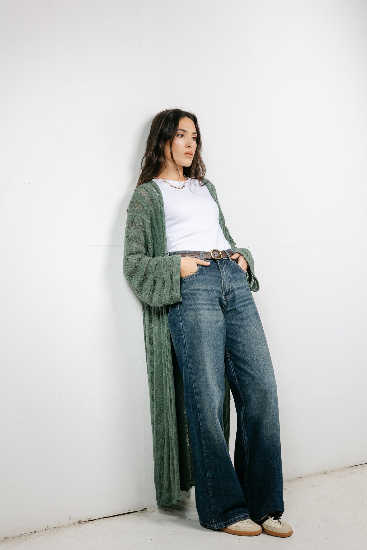 Sweet Attraction Cardigan in Olive