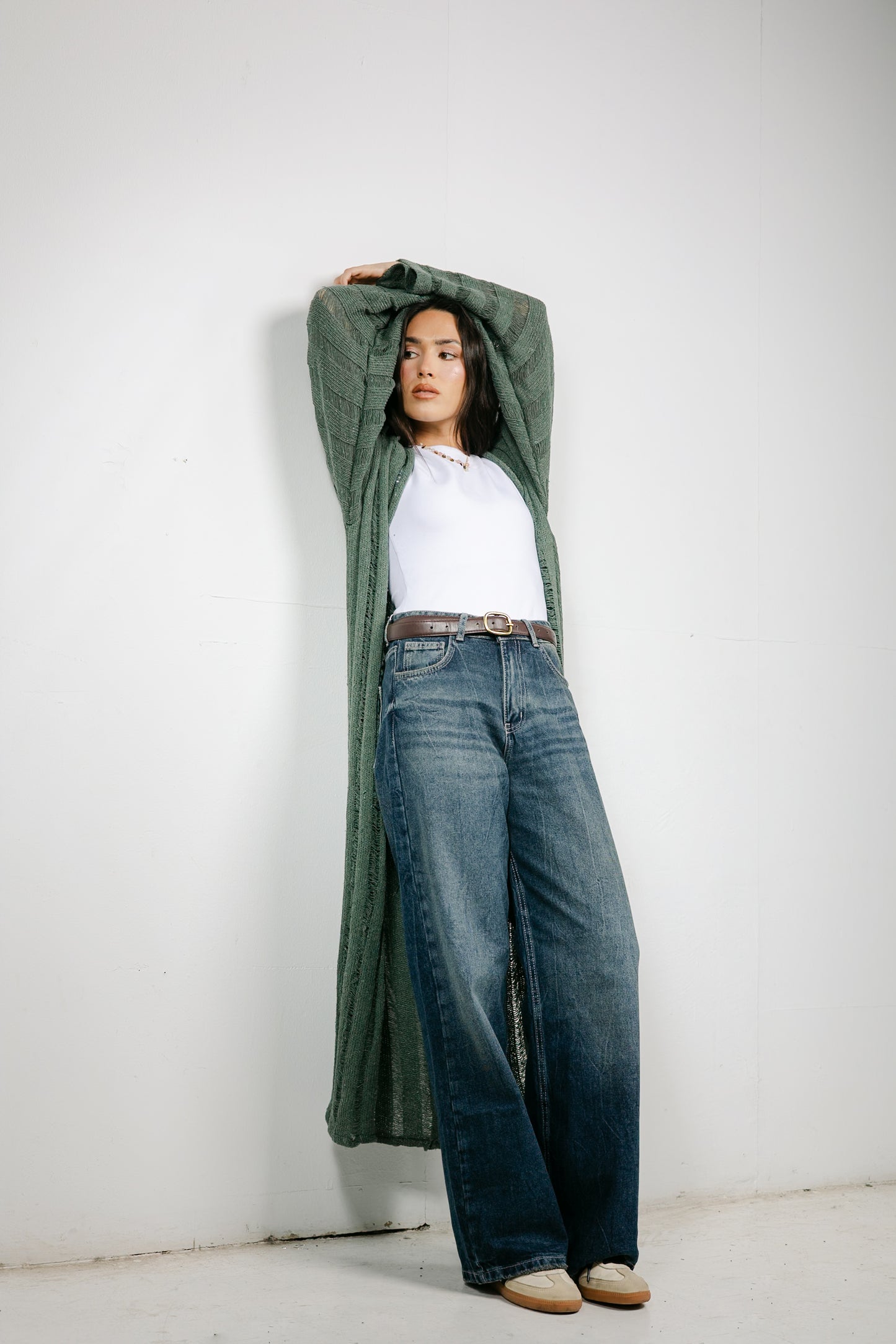 Sweet Attraction Cardigan in Olive