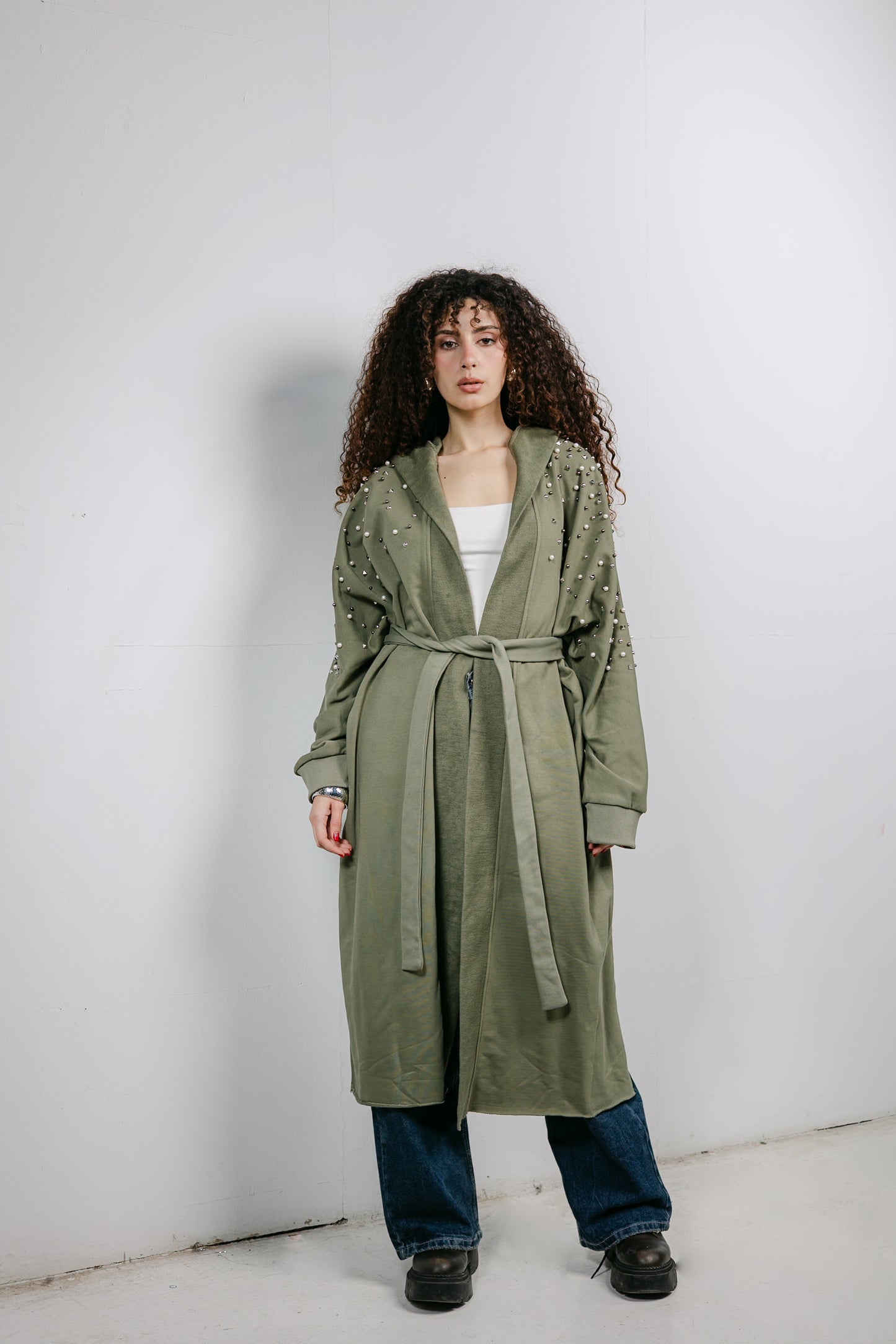 Everlast Cardigan in Olive