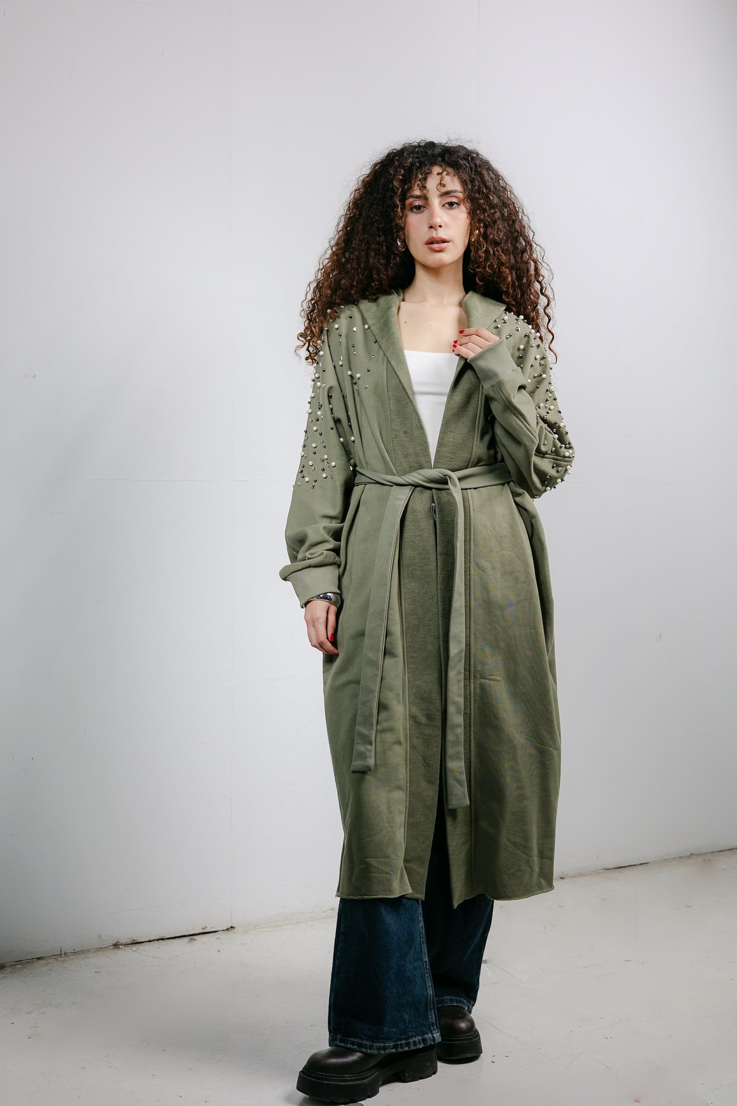 Everlast Cardigan in Olive