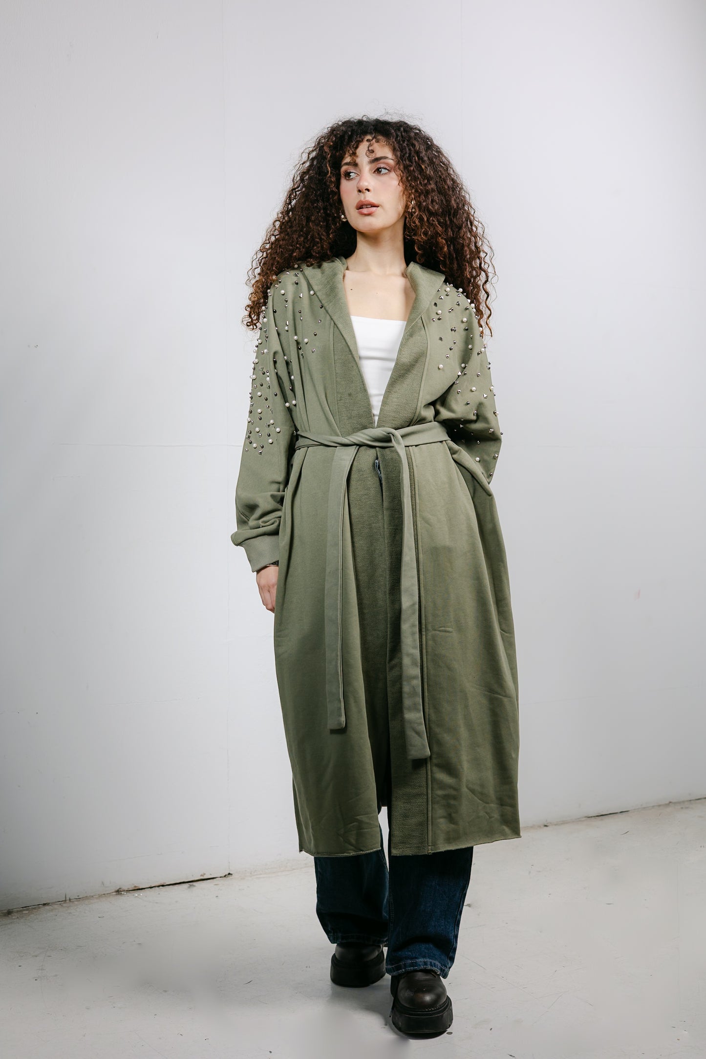 Everlast Cardigan in Olive