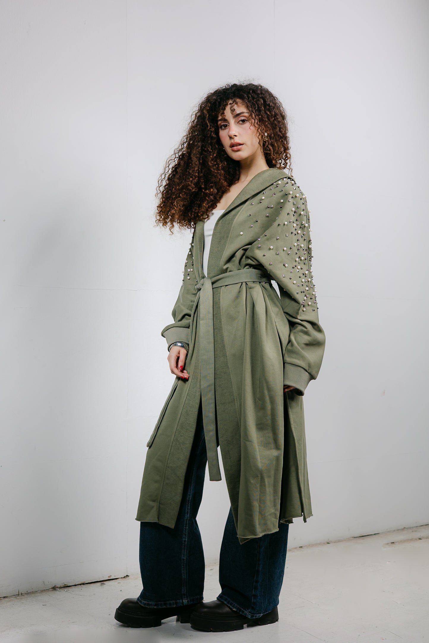 Everlast Cardigan in Olive