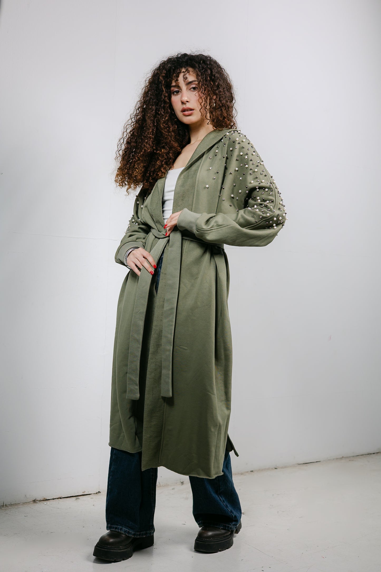 Everlast Cardigan in Olive