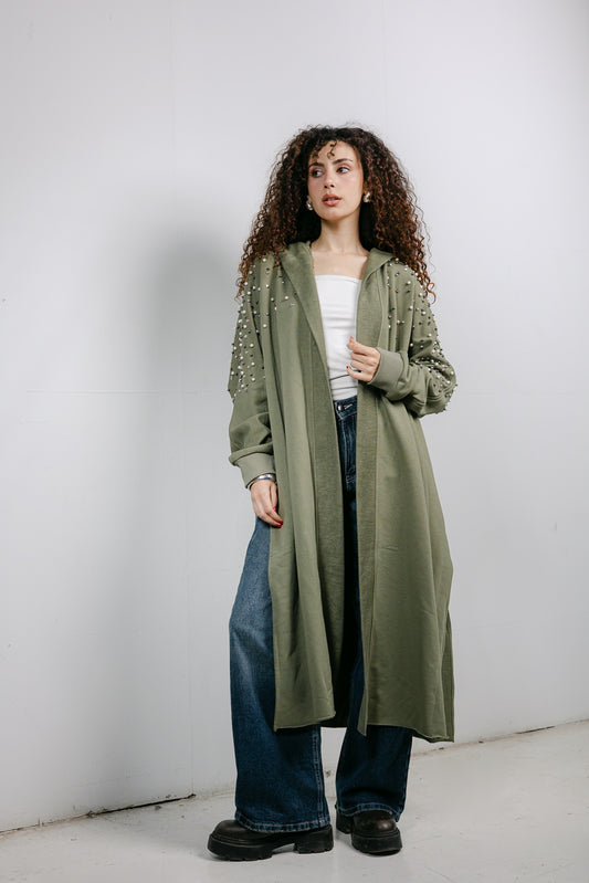 Everlast Cardigan in Olive