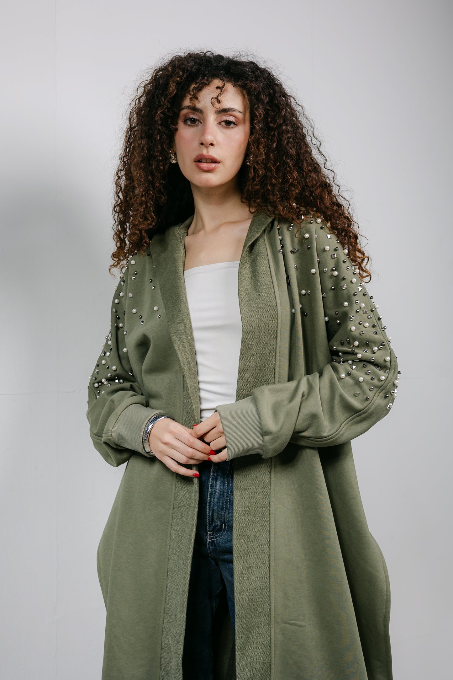 Everlast Cardigan in Olive