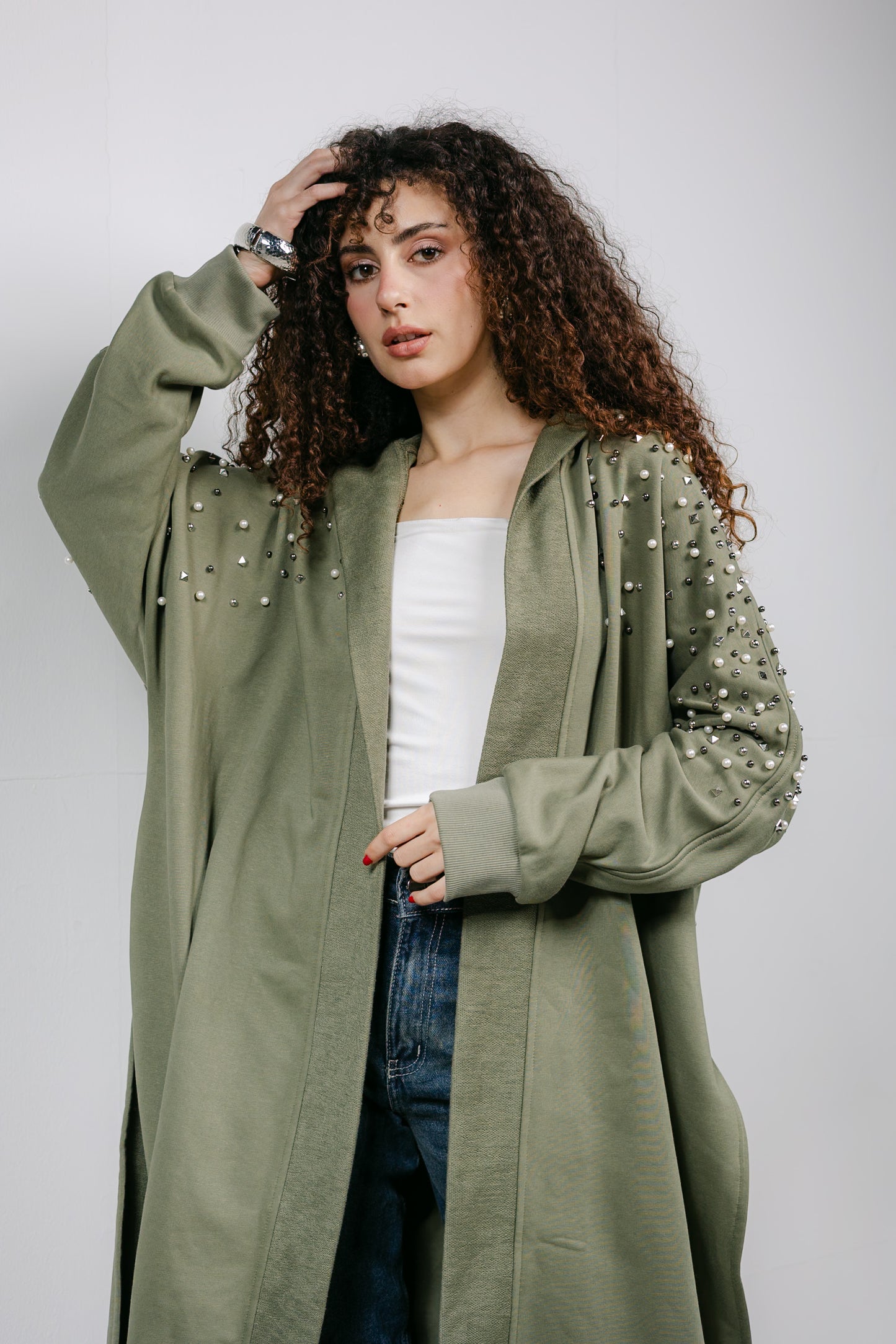 Everlast Cardigan in Olive