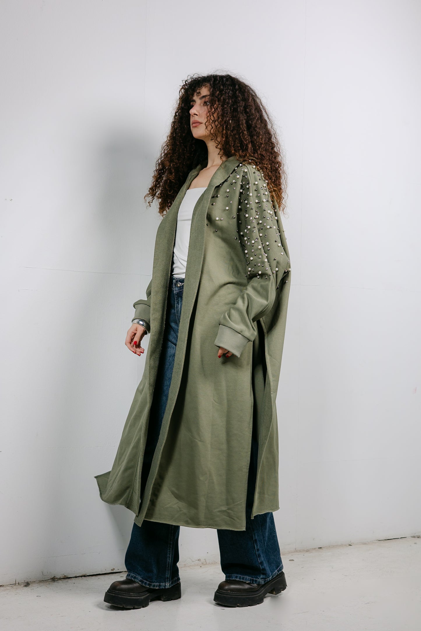 Everlast Cardigan in Olive