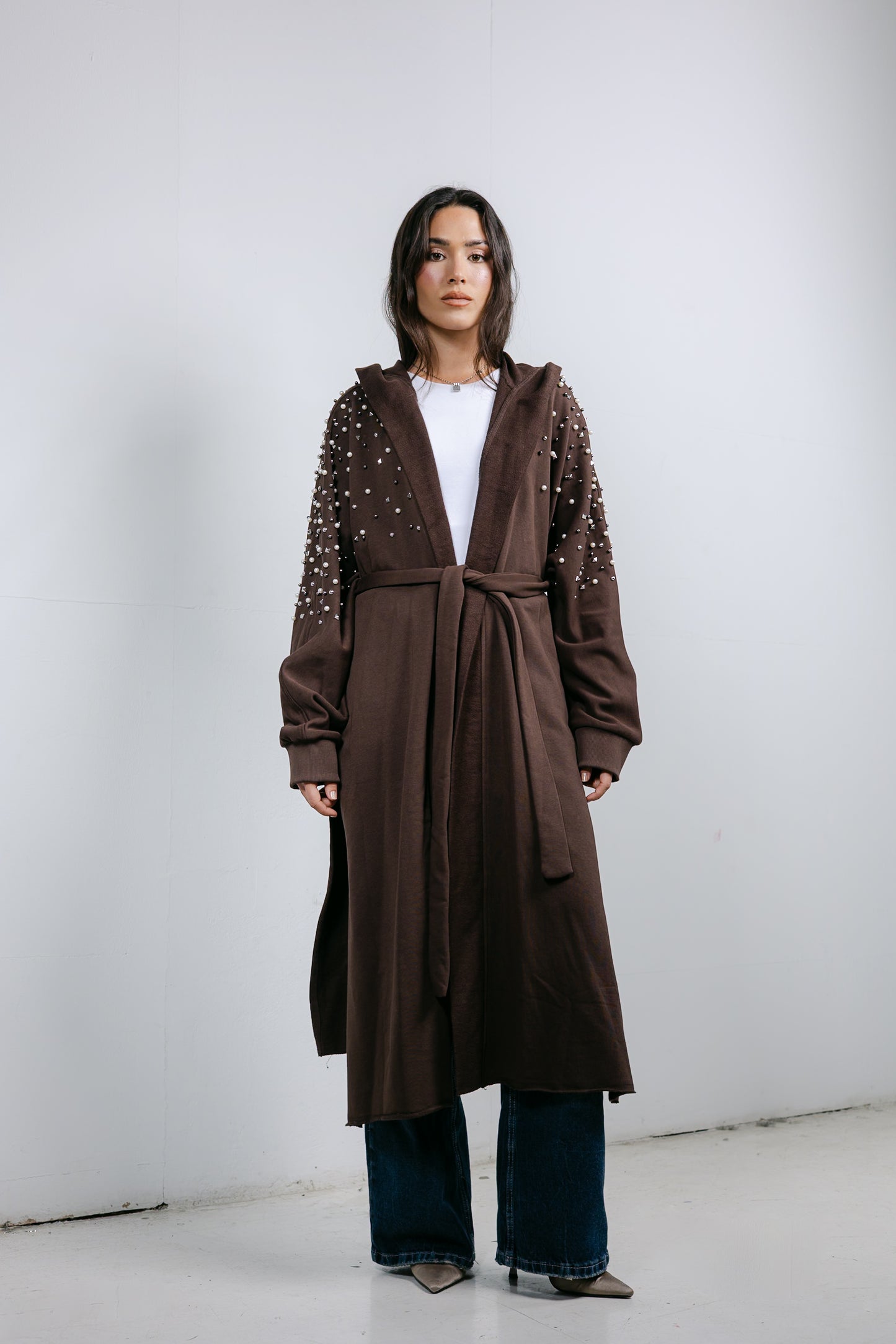 Everlast Cardigan in Brown