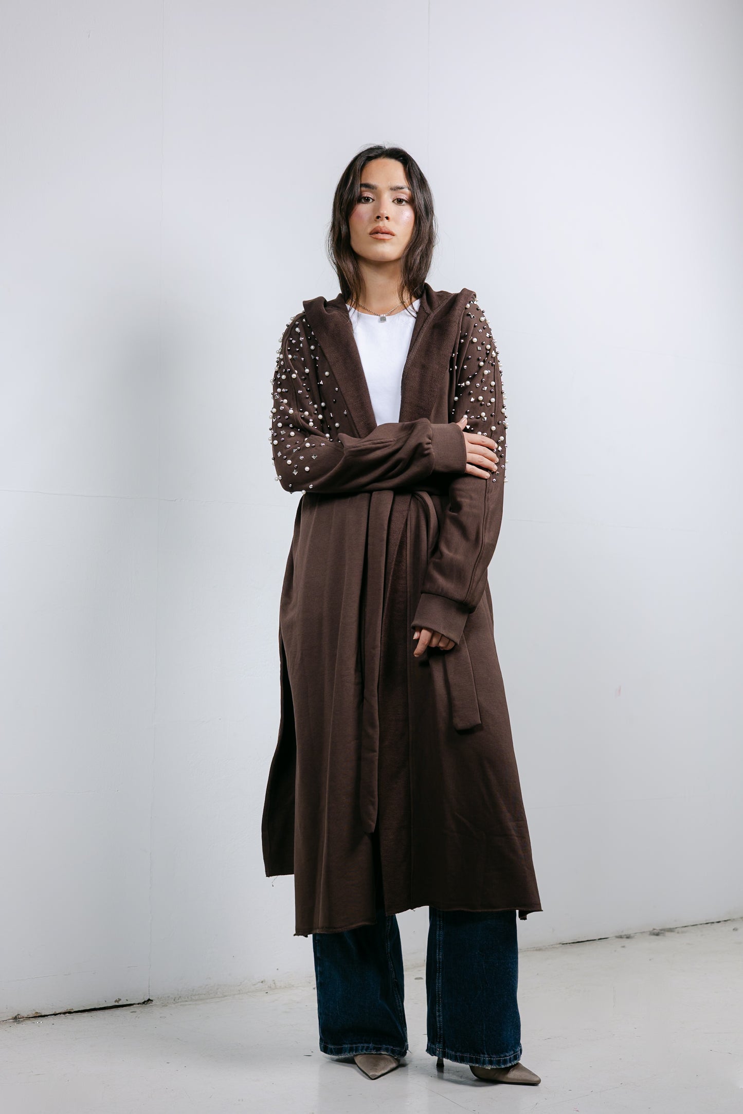 Everlast Cardigan in Brown