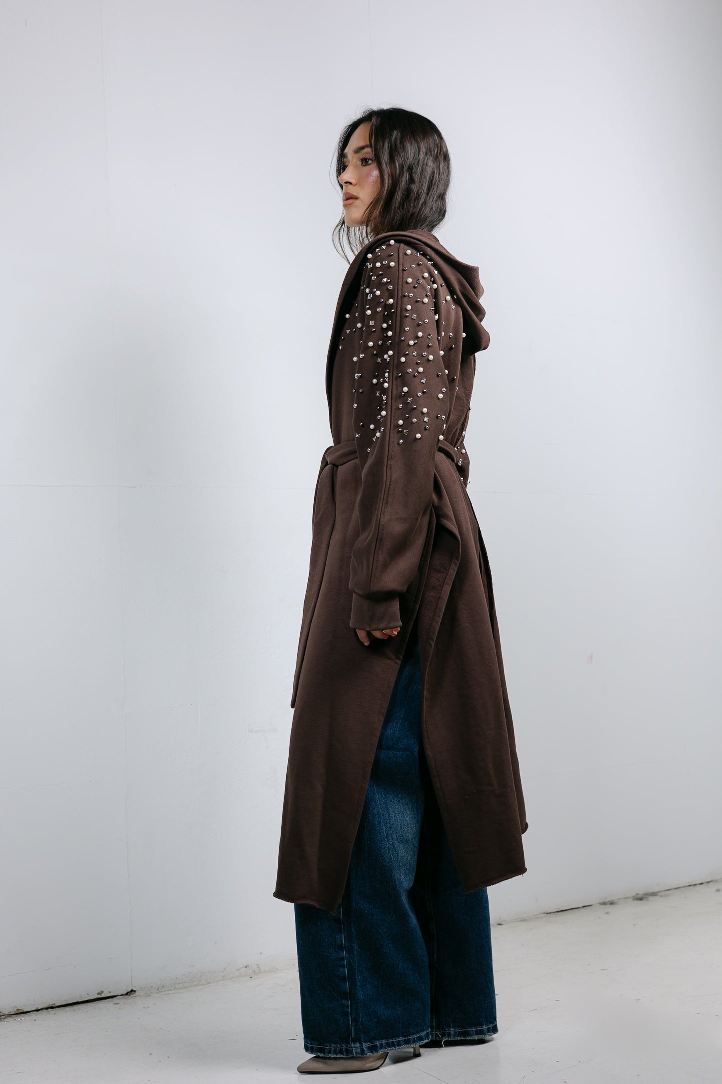 Everlast Cardigan in Brown