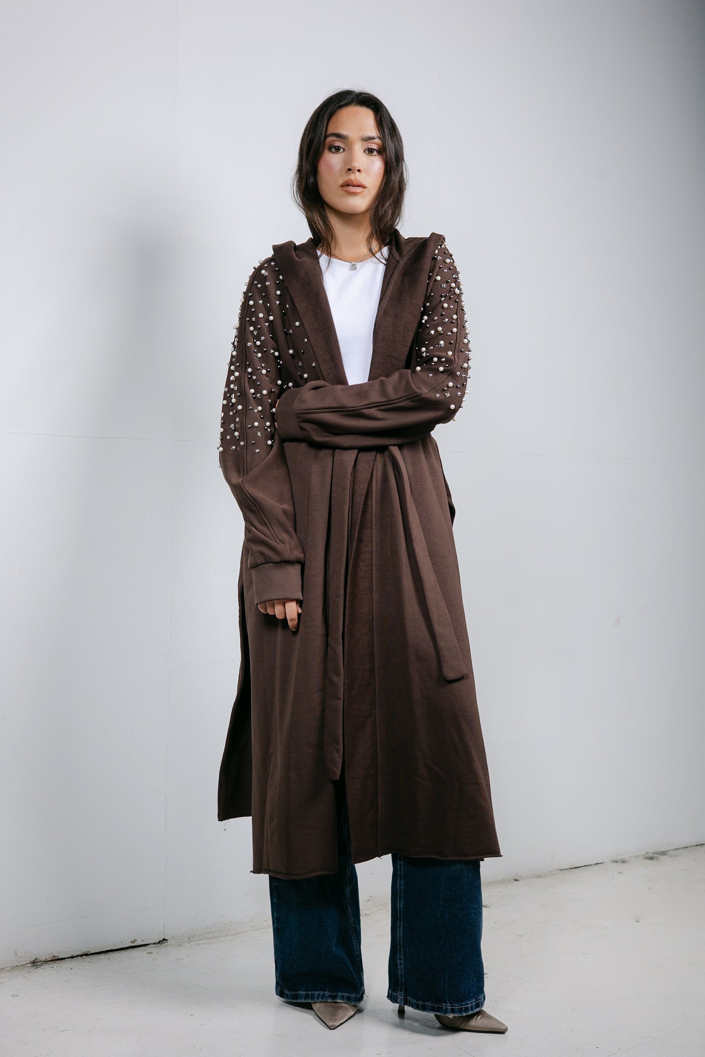 Everlast Cardigan in Brown