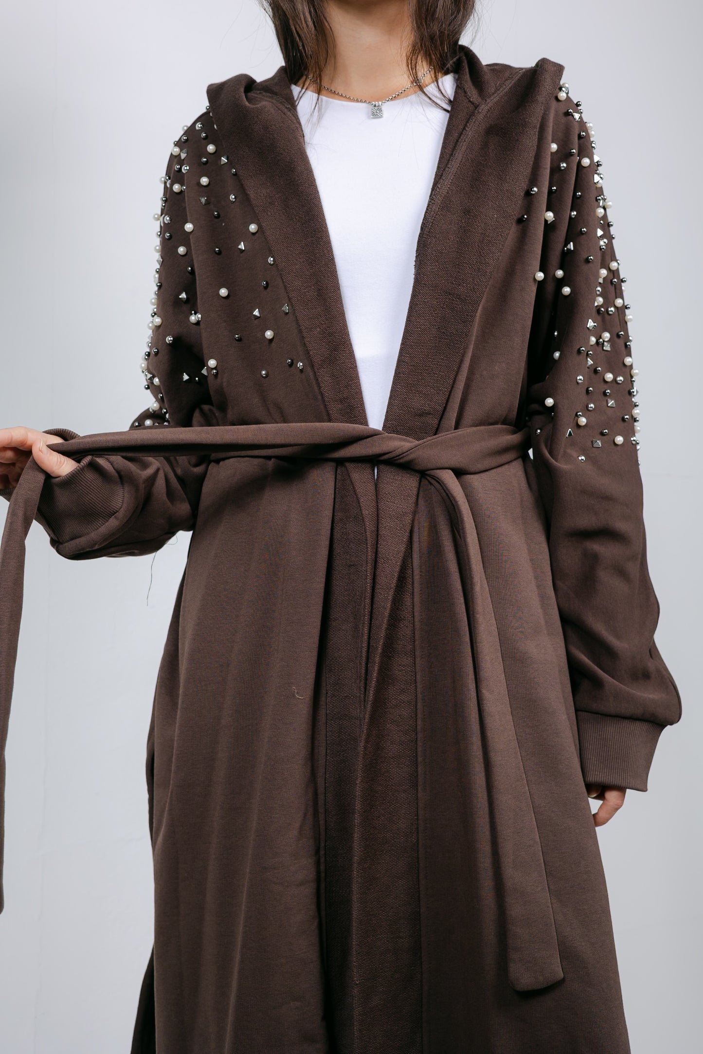 Everlast Cardigan in Brown